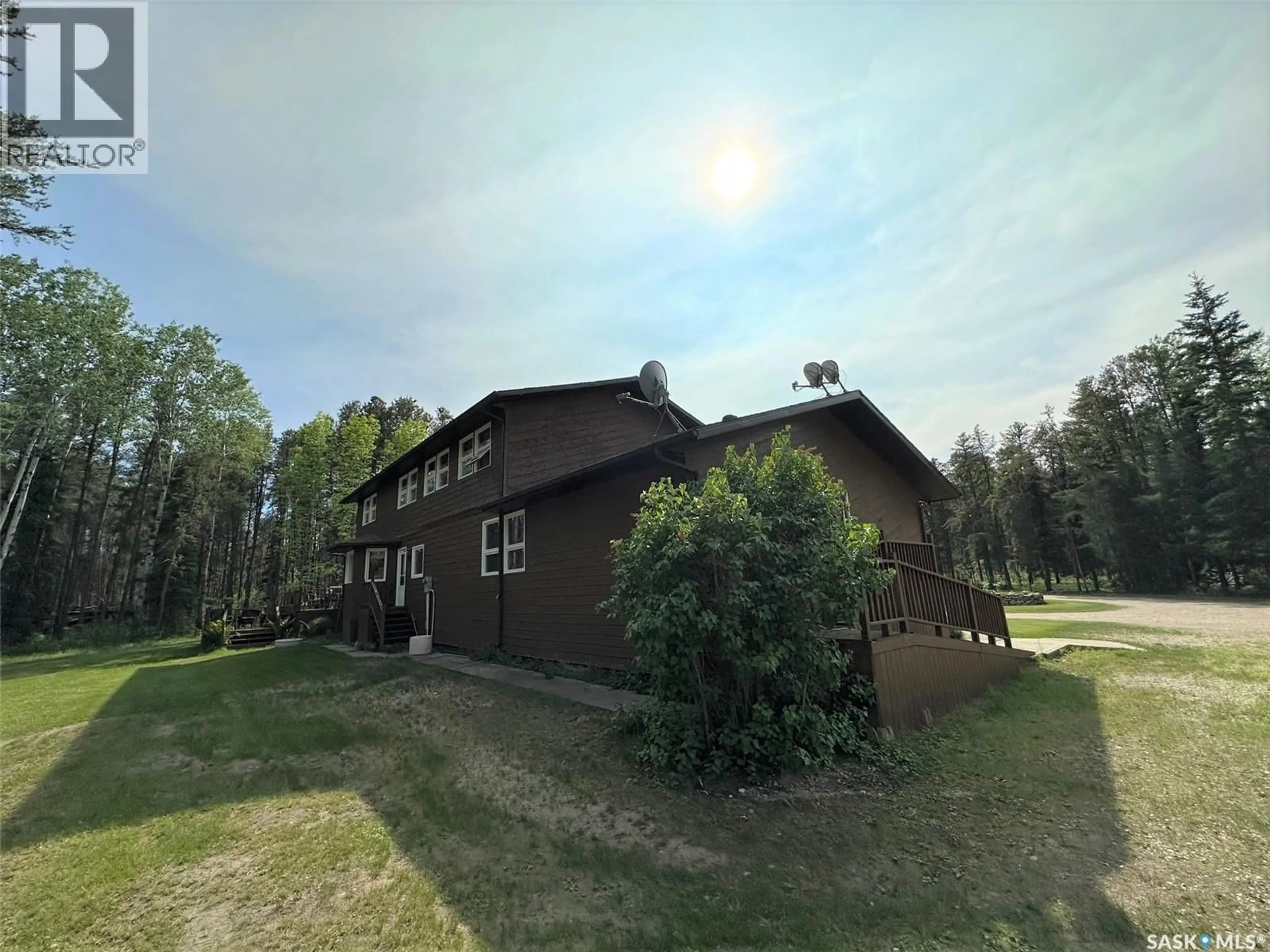 A pic from outside/outdoor area/front of a property/back of a property/a pic from drone, building for JENNINGS RIDGE ACREAGE, Hudson Bay Rm No. 394 Saskatchewan S0E0Y0