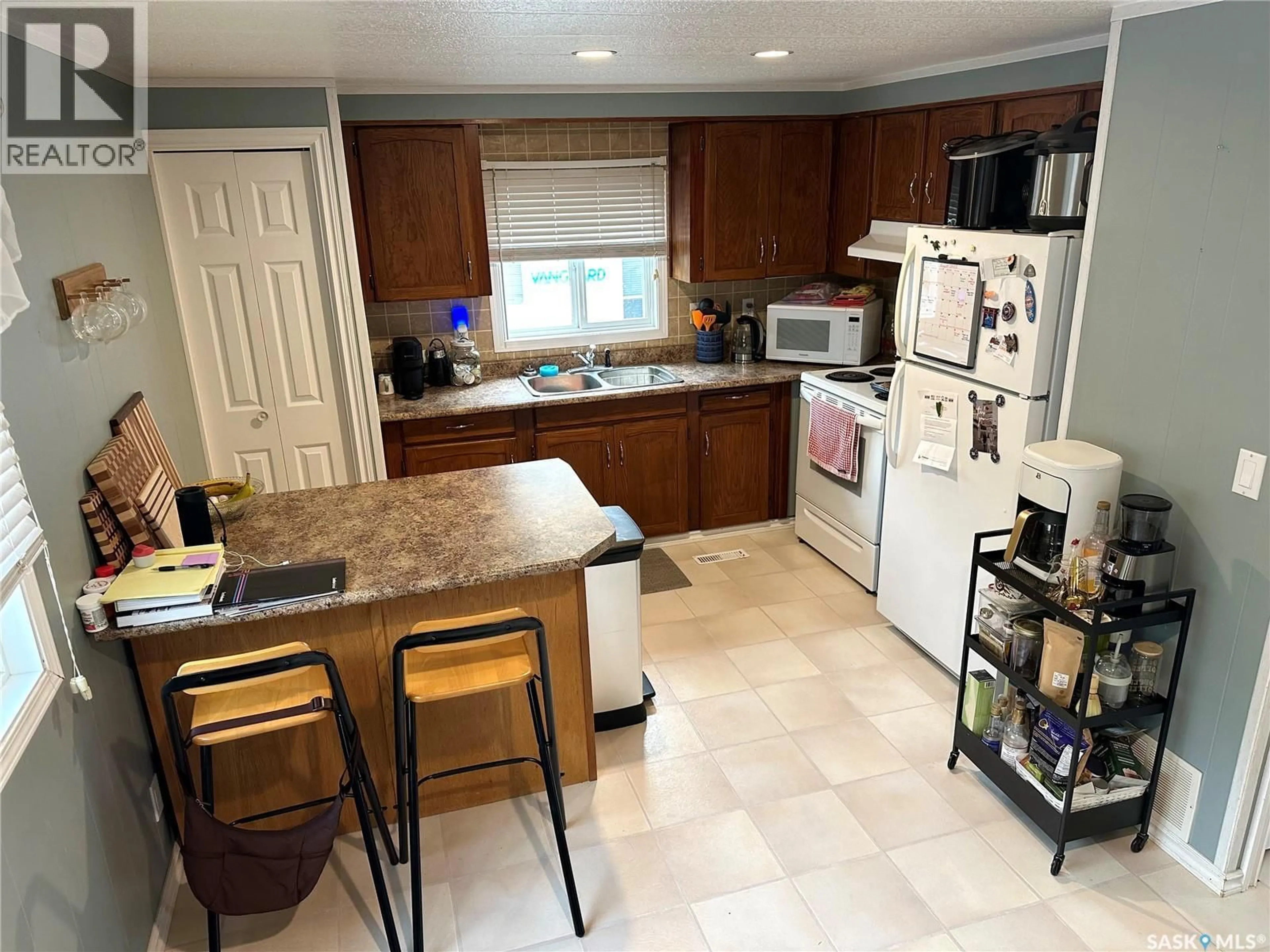 Standard kitchen, ceramic/tile floor for 350 1ST STREET, Meota Saskatchewan S0M1X0