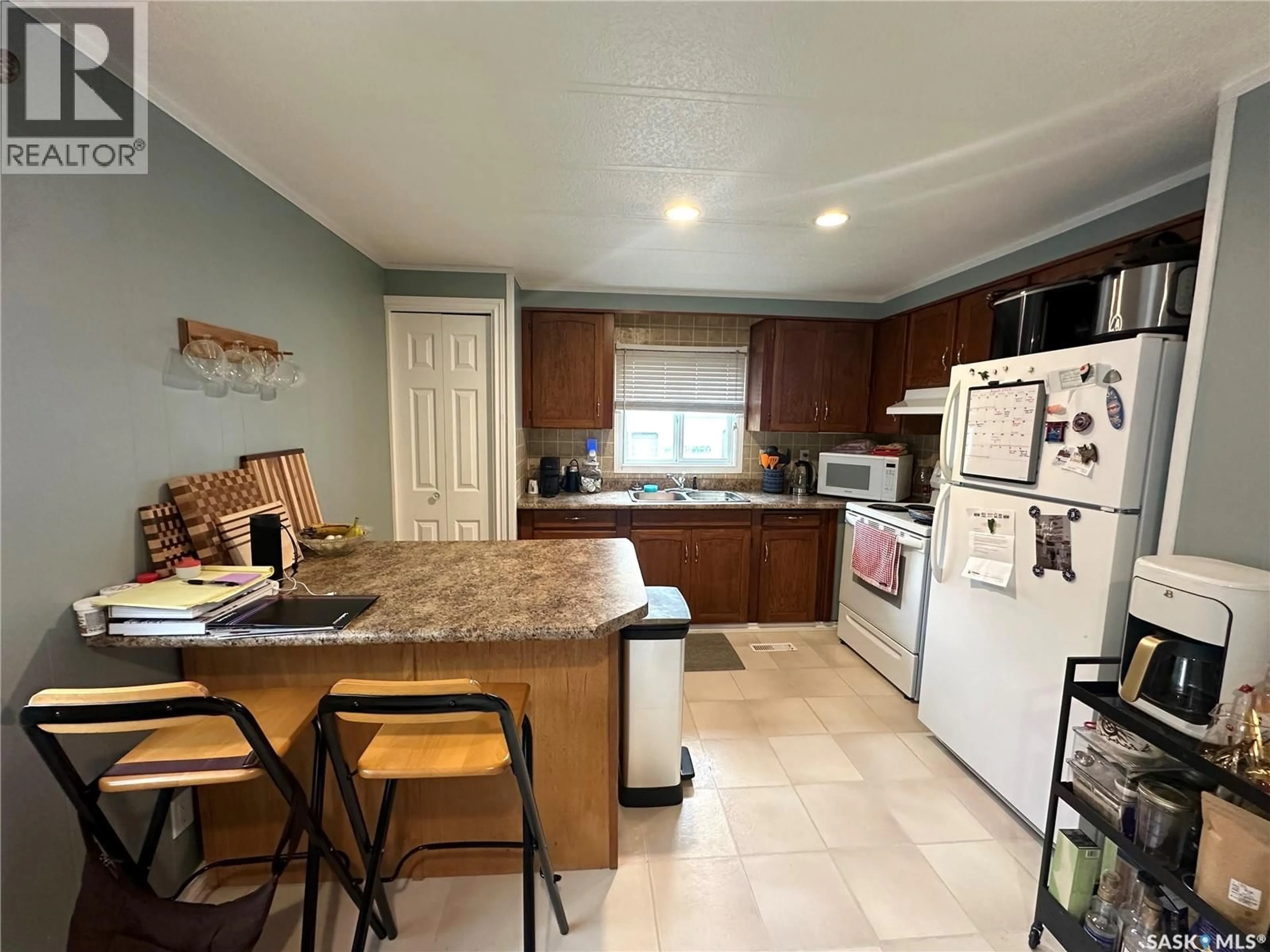 Standard kitchen, ceramic/tile floor for 350 1ST STREET, Meota Saskatchewan S0M1X0