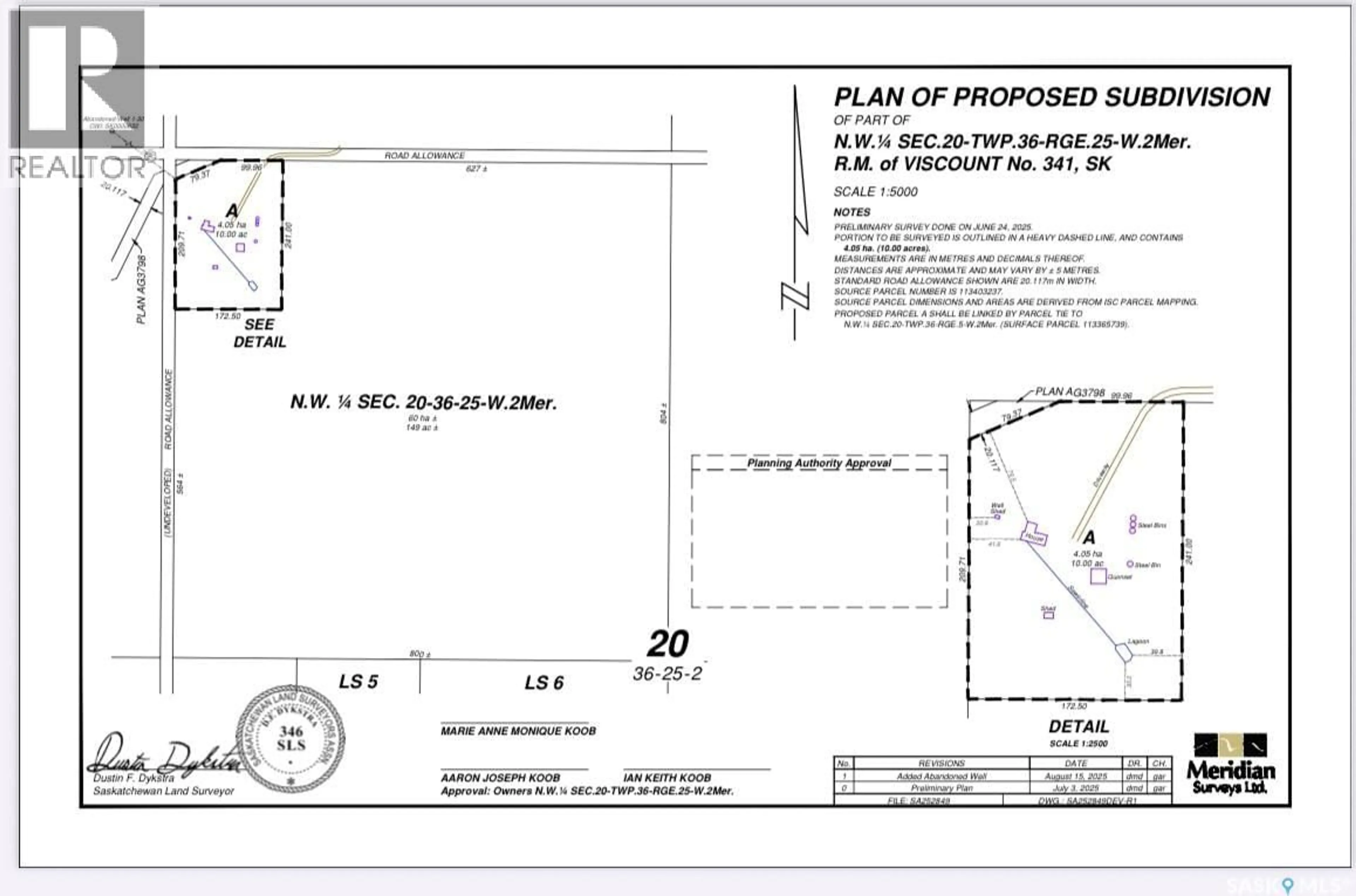 Floor plan for KOOB ACREAGE, Viscount Rm No. 341 Saskatchewan S0K4M0
