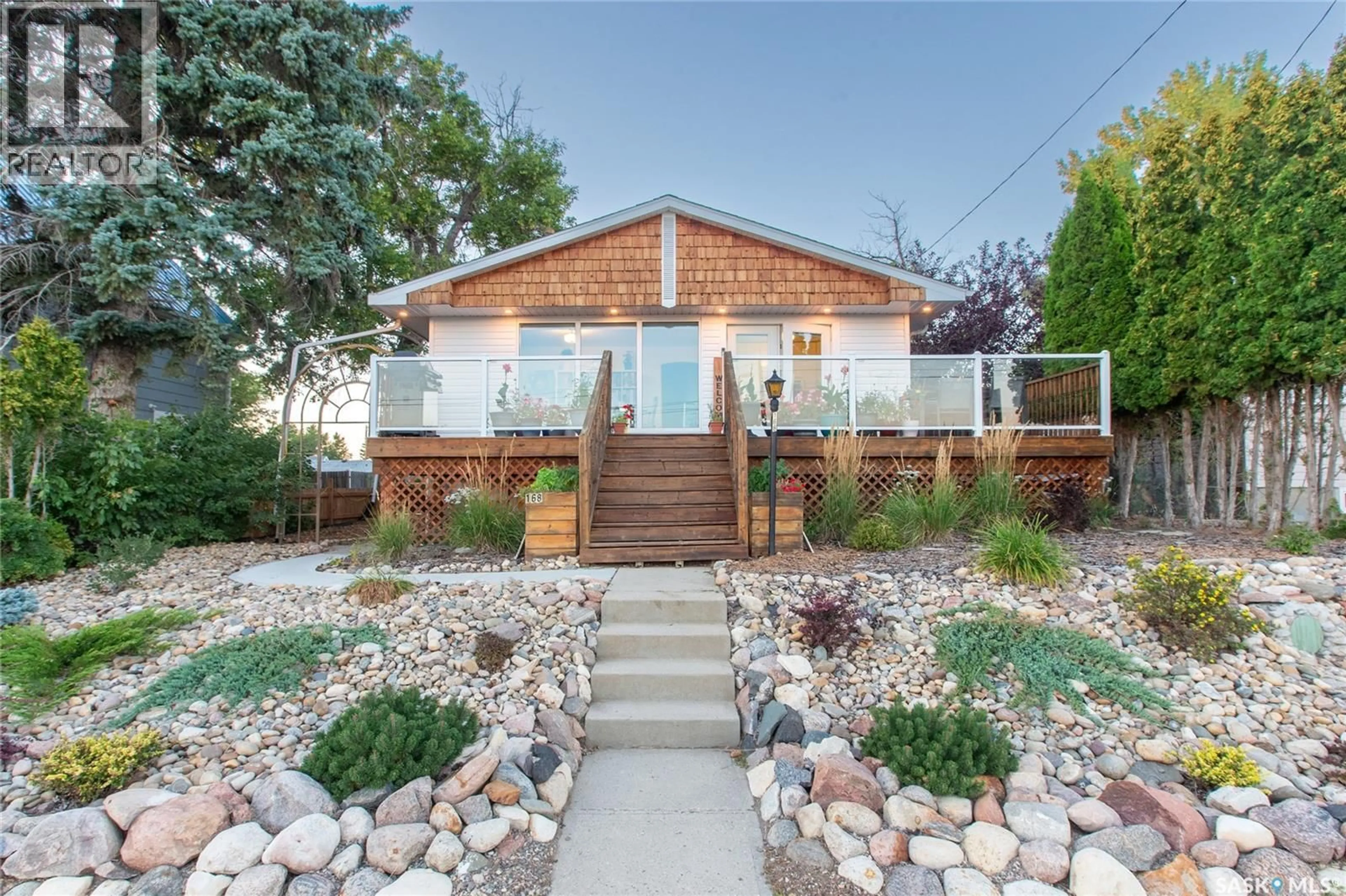 Home with brick exterior material, street for 168 GRANDVIEW STREET, Moose Jaw Saskatchewan S6H5K7