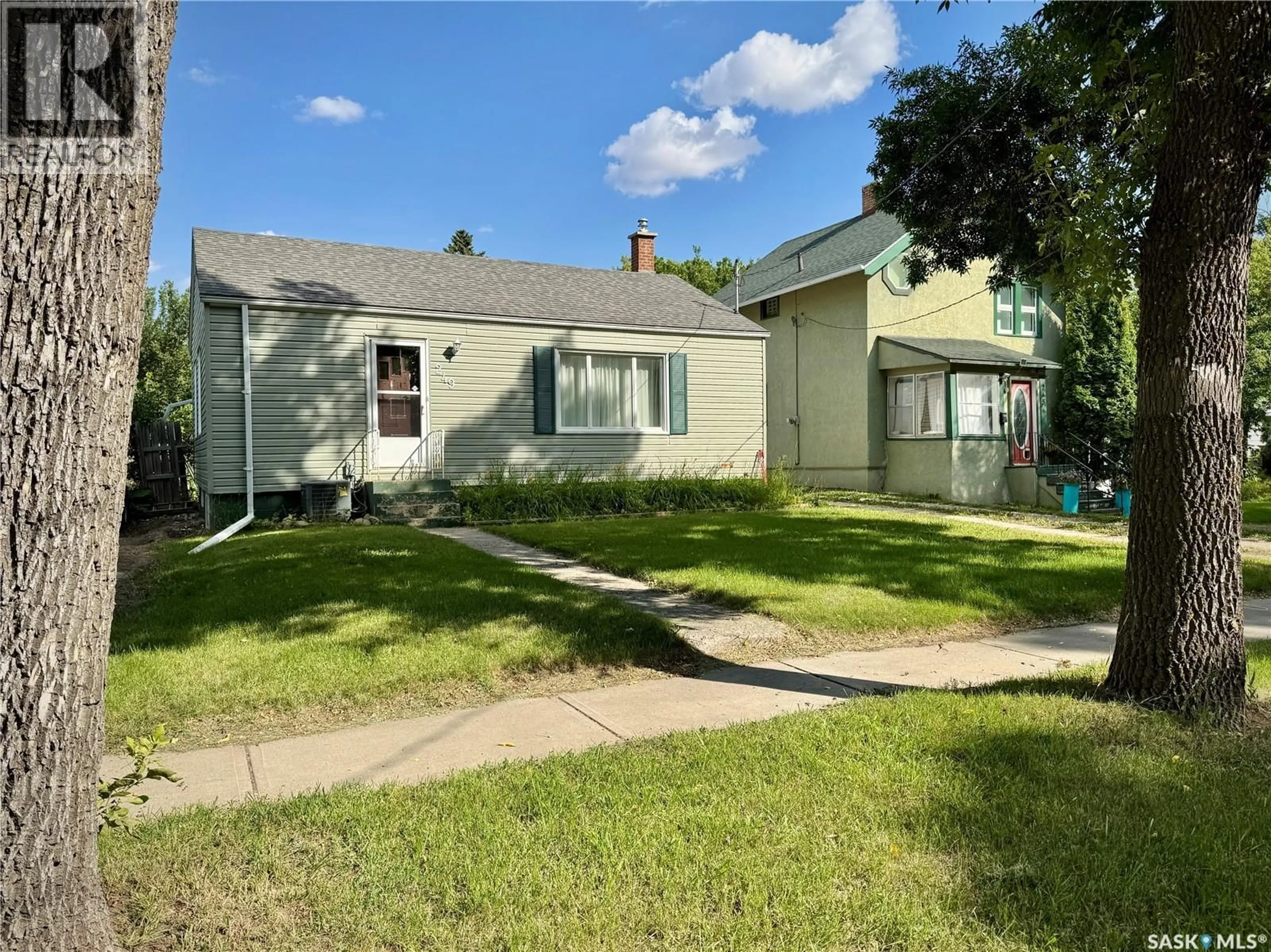 A pic from outside/outdoor area/front of a property/back of a property/a pic from drone, street for 249 THIRD AVENUE, Yorkton Saskatchewan S3N1C8