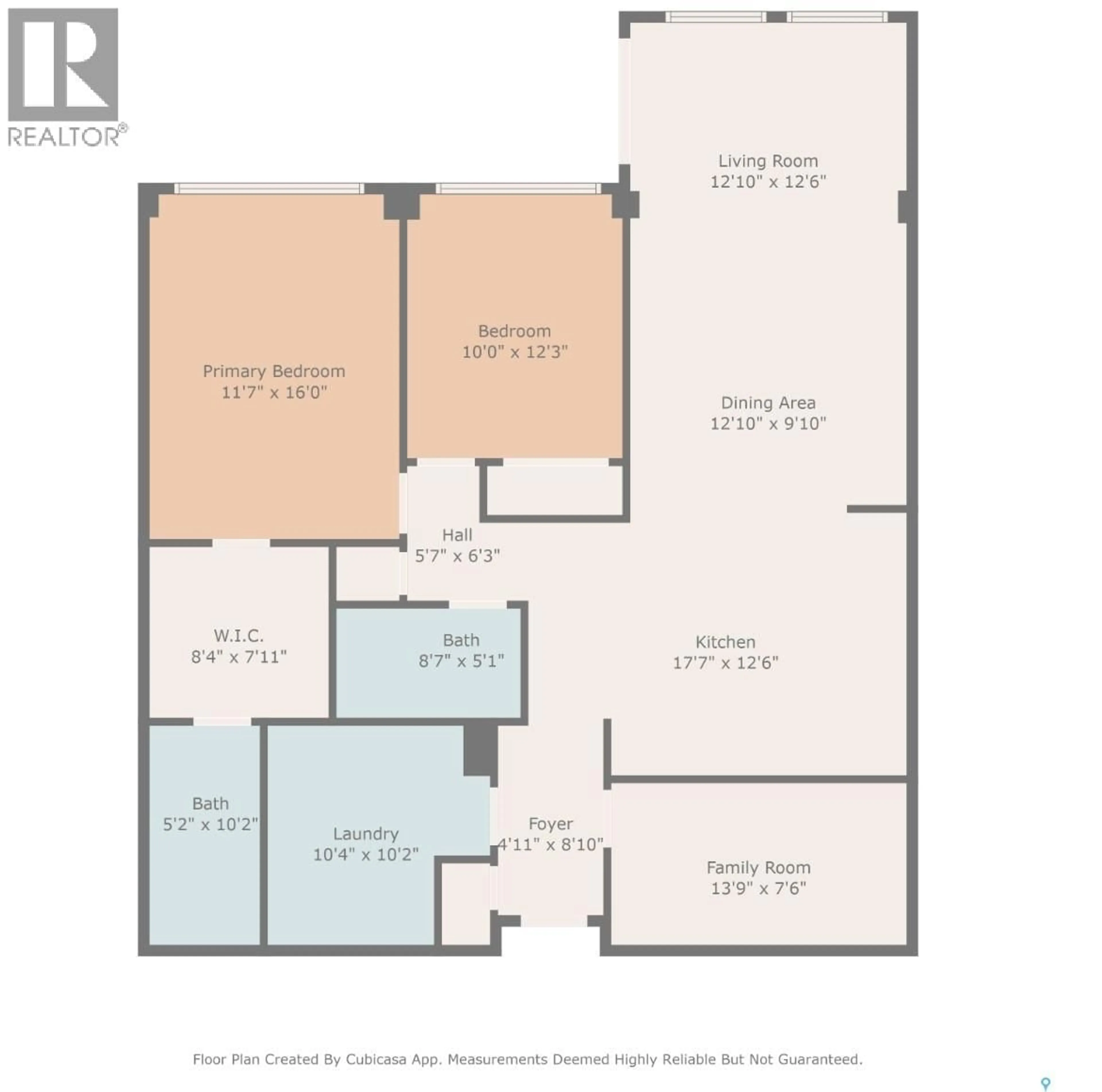 Floor plan for 302 408 CARTWRIGHT STREET, Saskatoon Saskatchewan S7T0X1