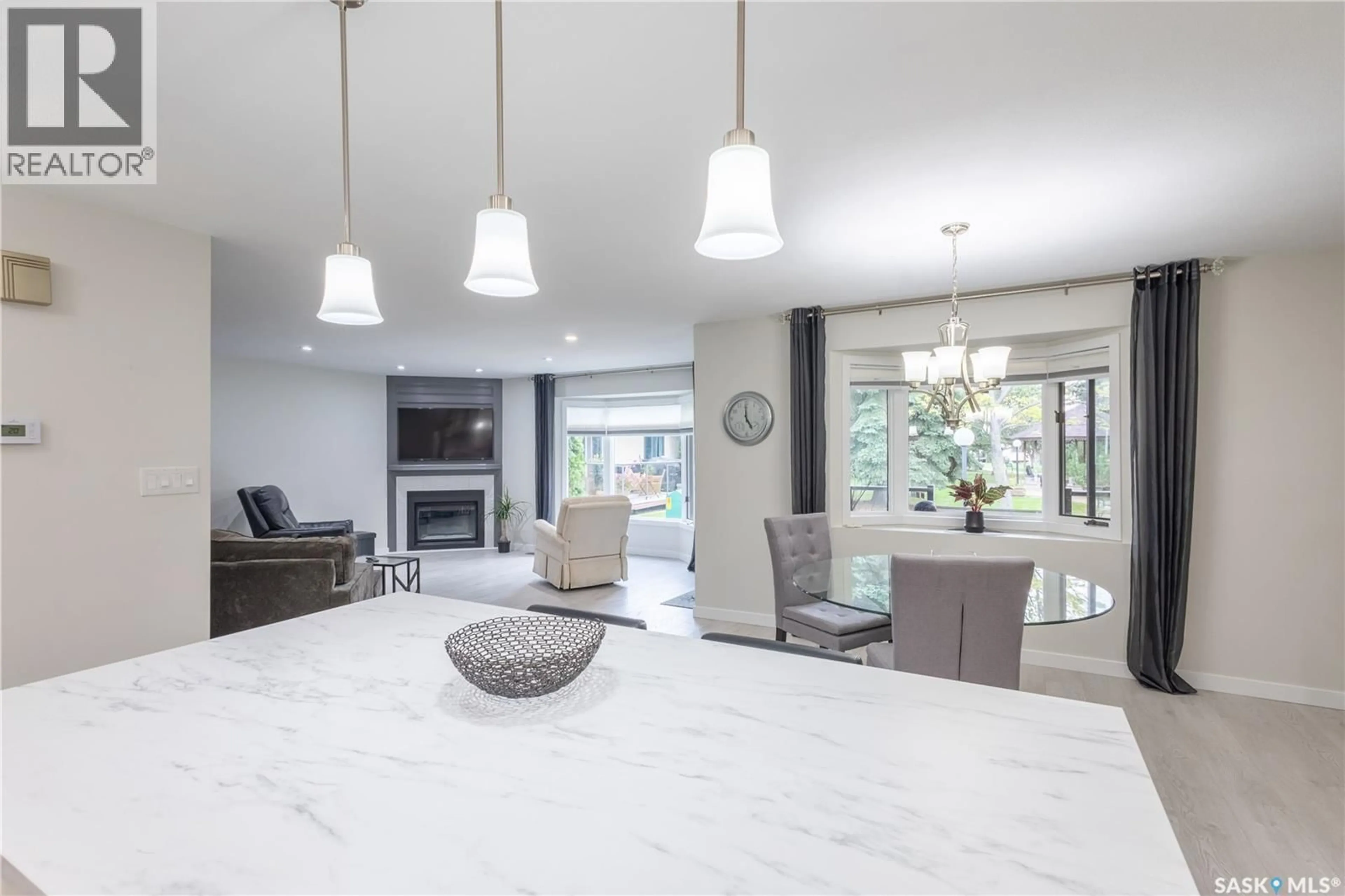 Open concept kitchen, ceramic/tile floor for 44 3415 CALDER CRESCENT, Saskatoon Saskatchewan S7J5A3