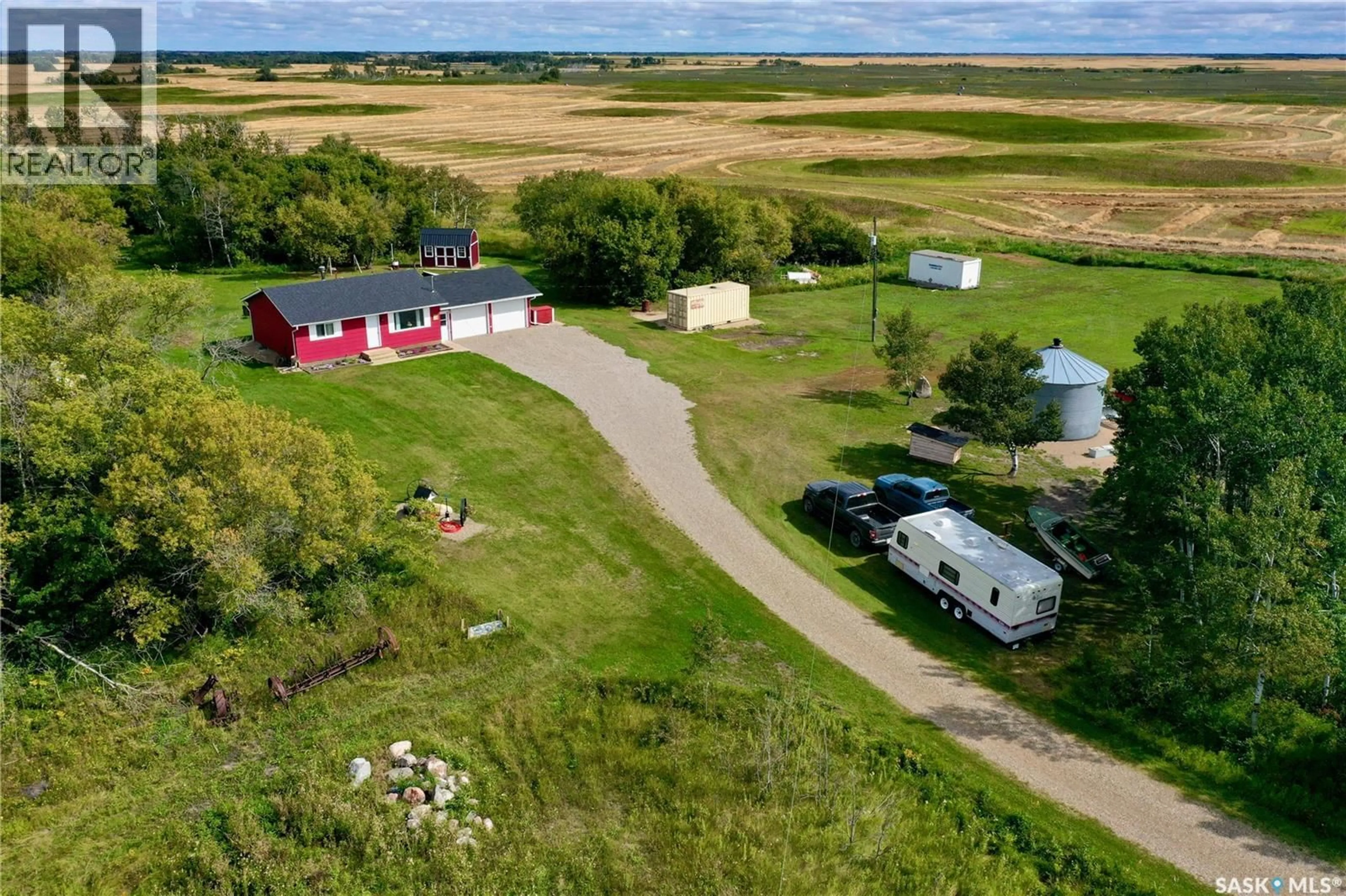 A pic from outside/outdoor area/front of a property/back of a property/a pic from drone, street for PRAIRIE CREST ACRES, Cana Rm No. 214 Saskatchewan S0A2P0