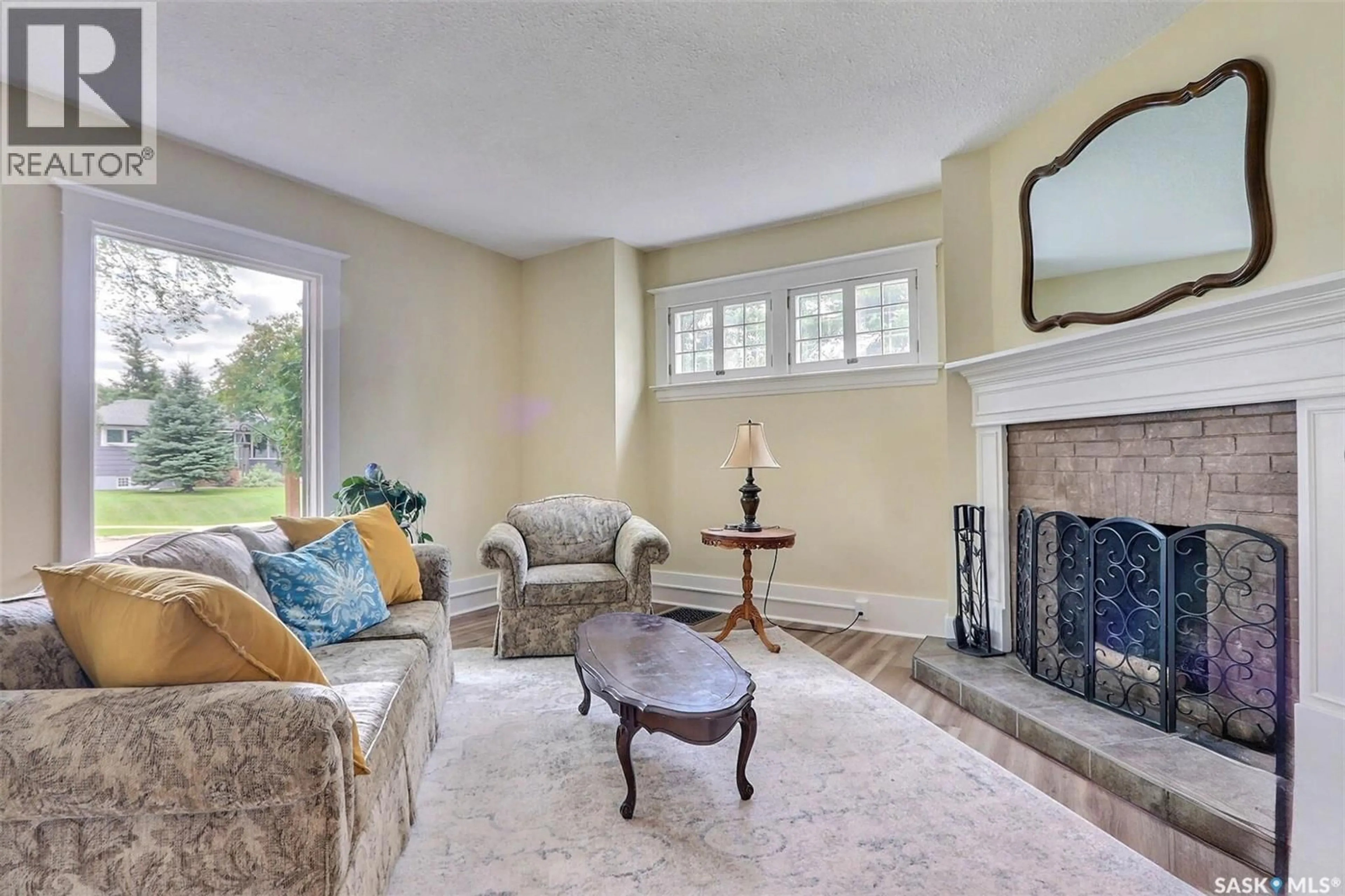 Living room with furniture, carpet floor for 630 21ST STREET, Prince Albert Saskatchewan S6V4J7