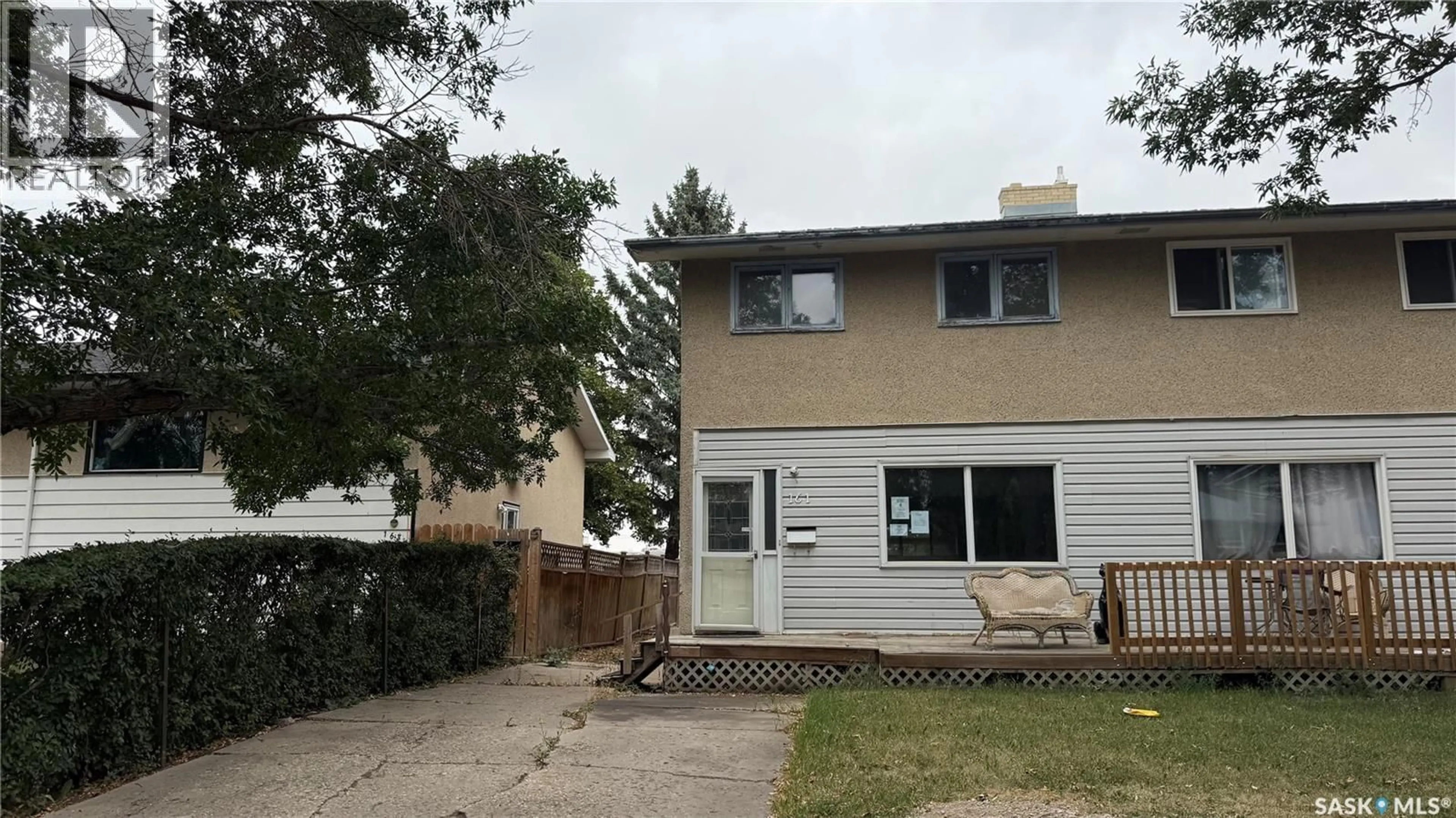 Home with vinyl exterior material, street for 161 ROTHWELL CRESCENT, Regina Saskatchewan S4N1R5