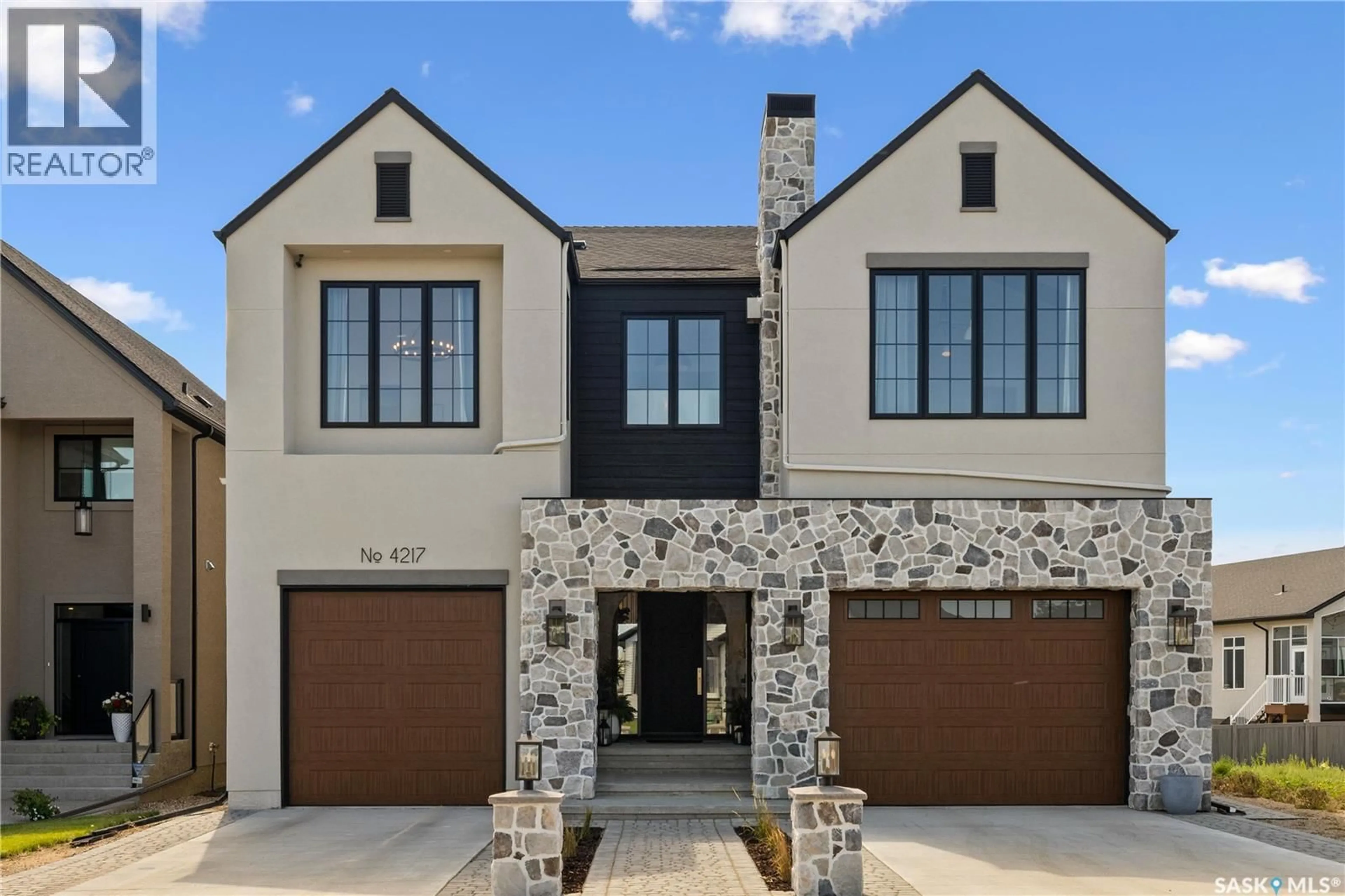 Home with brick exterior material, street for 4217 ELDERBERRY CRESCENT, Regina Saskatchewan S4V3V3