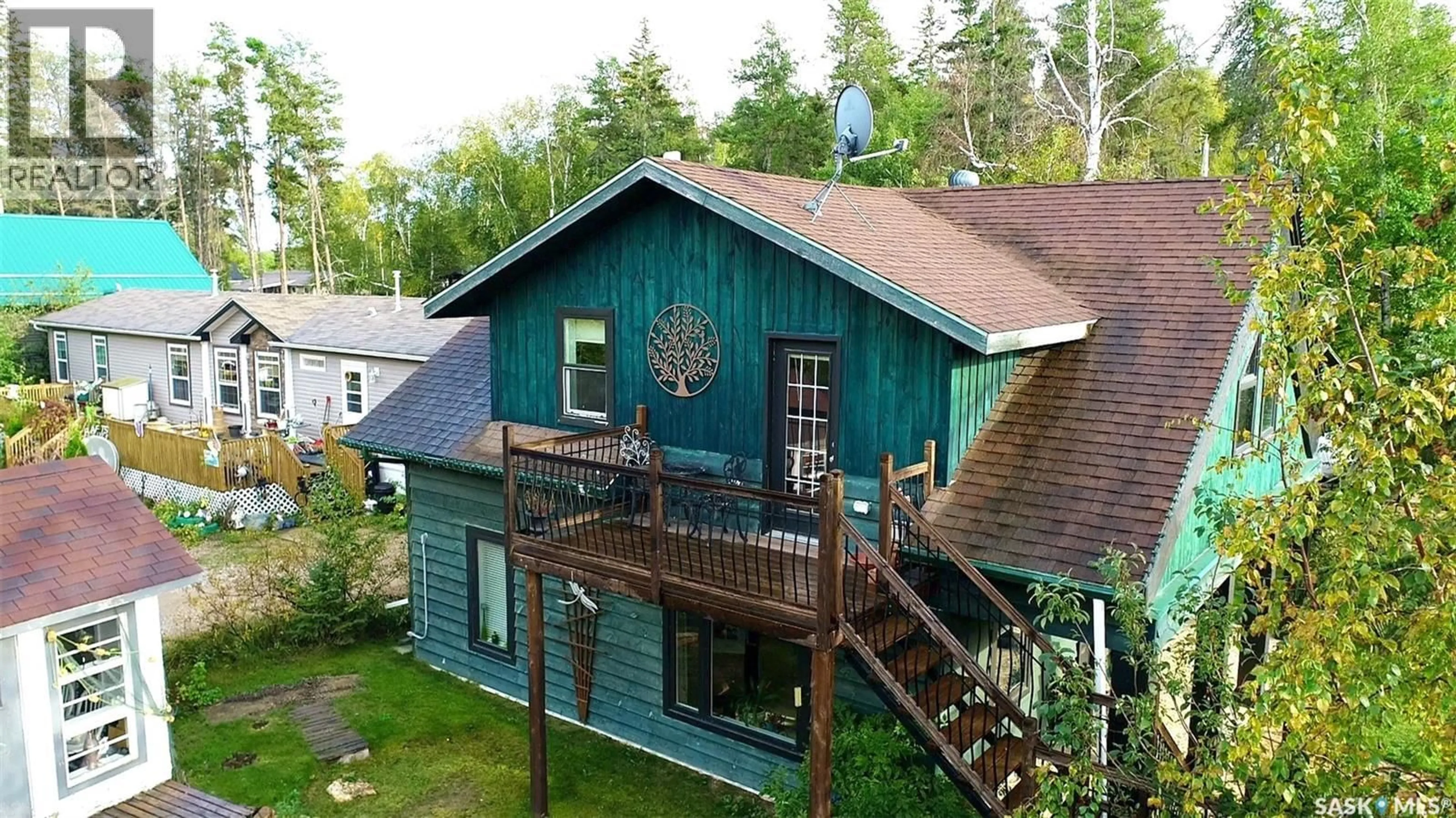 A pic from outside/outdoor area/front of a property/back of a property/a pic from drone, unknown for 701 PINE DRIVE, Tobin Lake Saskatchewan S0E1E0
