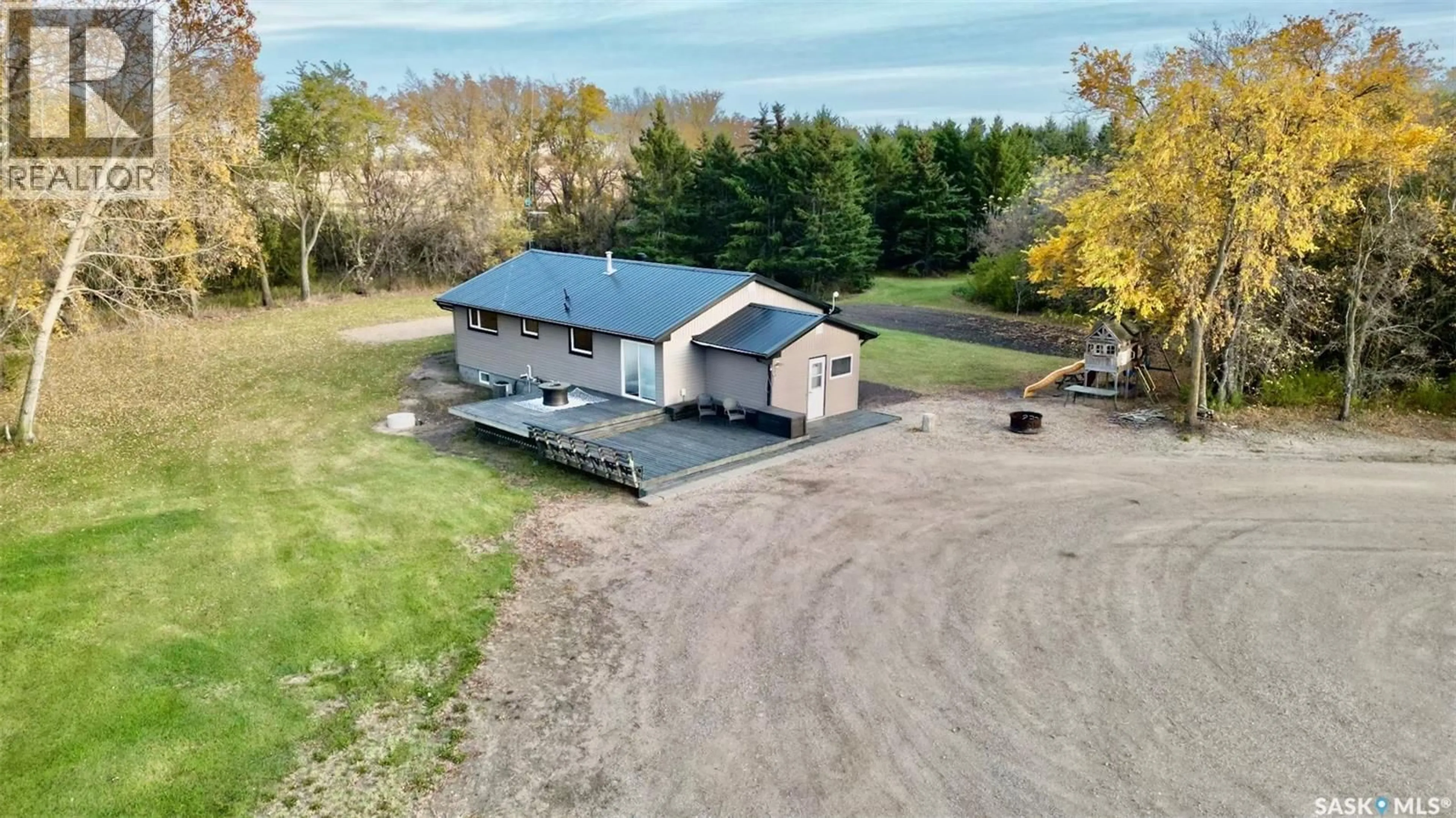 A pic from outside/outdoor area/front of a property/back of a property/a pic from drone, water/lake/river/ocean view for EMERALD ACREAGE, Emerald Rm No. 277 Saskatchewan S0A1A0
