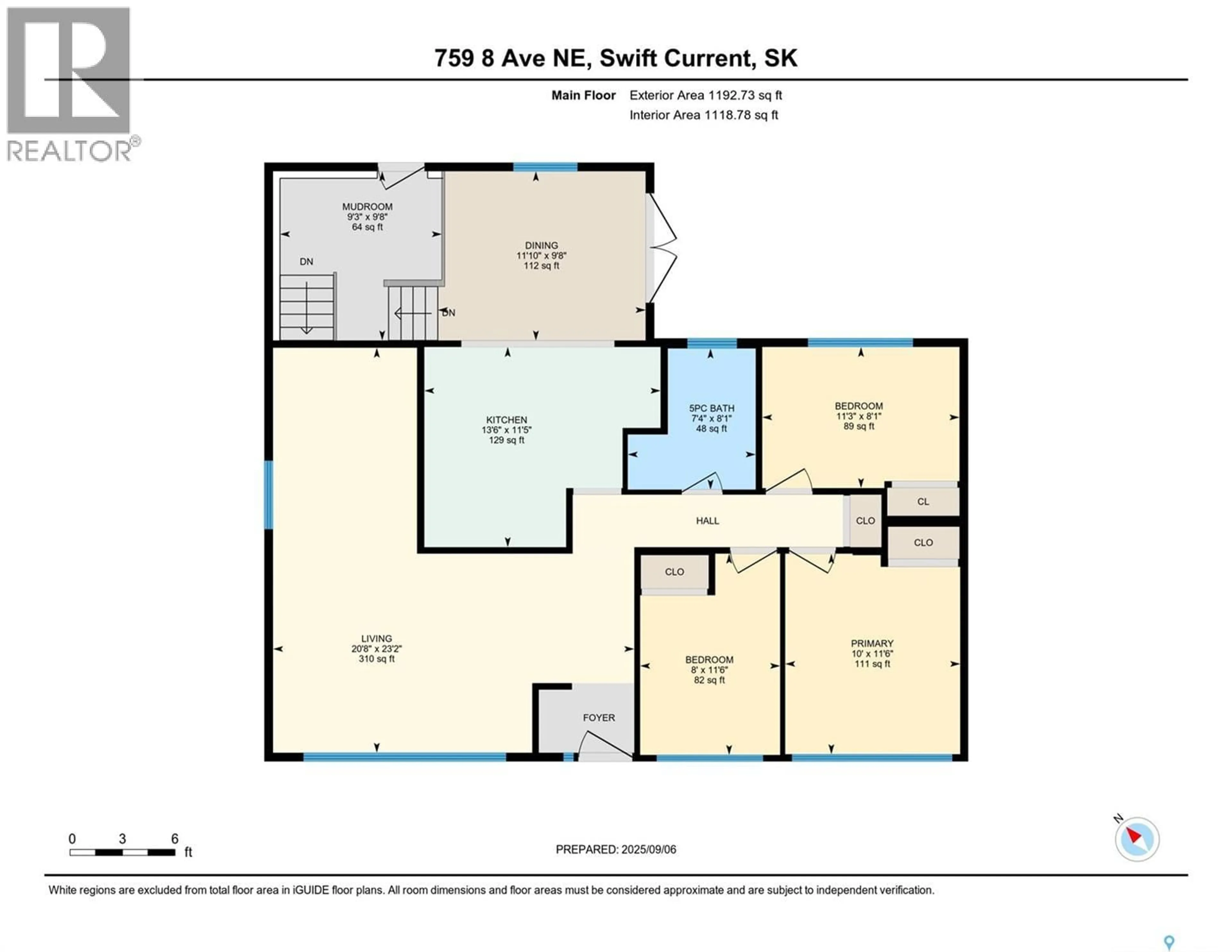 Floor plan for 759 5TH AVENUE, Swift Current Saskatchewan S9H2L5