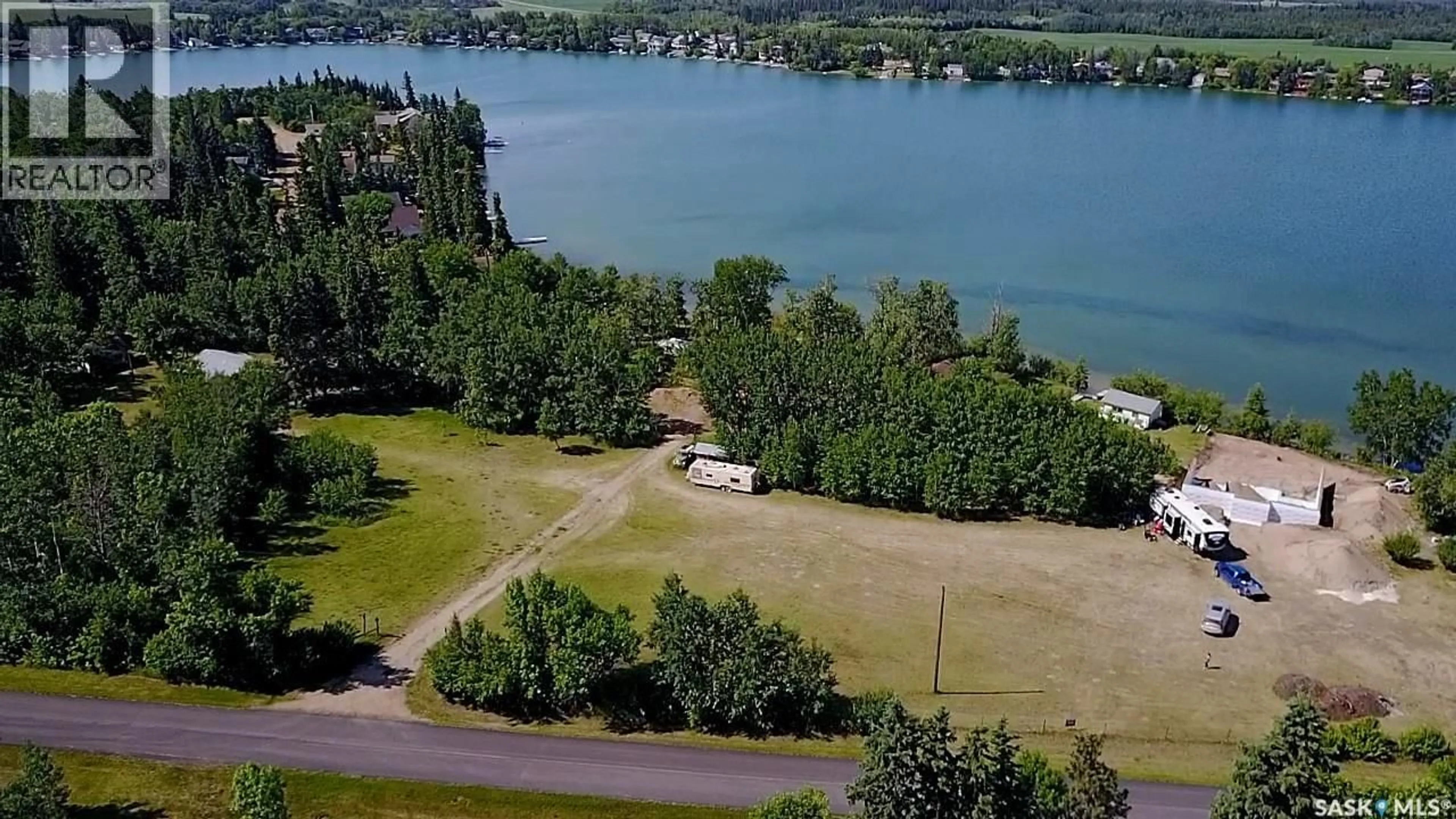 A pic from outside/outdoor area/front of a property/back of a property/a pic from drone, water/lake/river/ocean view for 323 LAKEVIEW DRIVE, Keys Rm No. 303 Saskatchewan S0A3X0