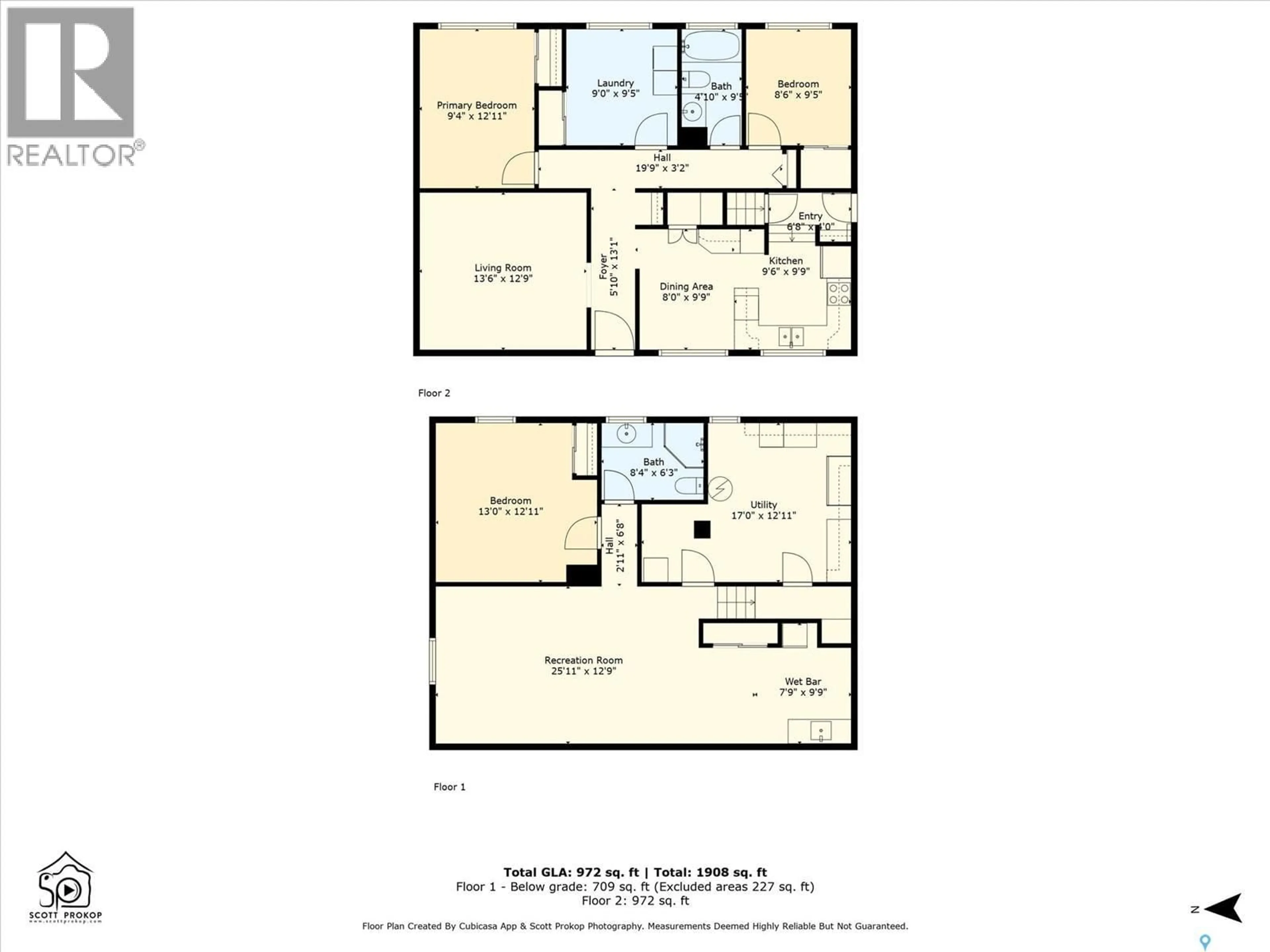 Floor plan for 925 EAST CENTRE, Saskatoon Saskatchewan S7J2Z9