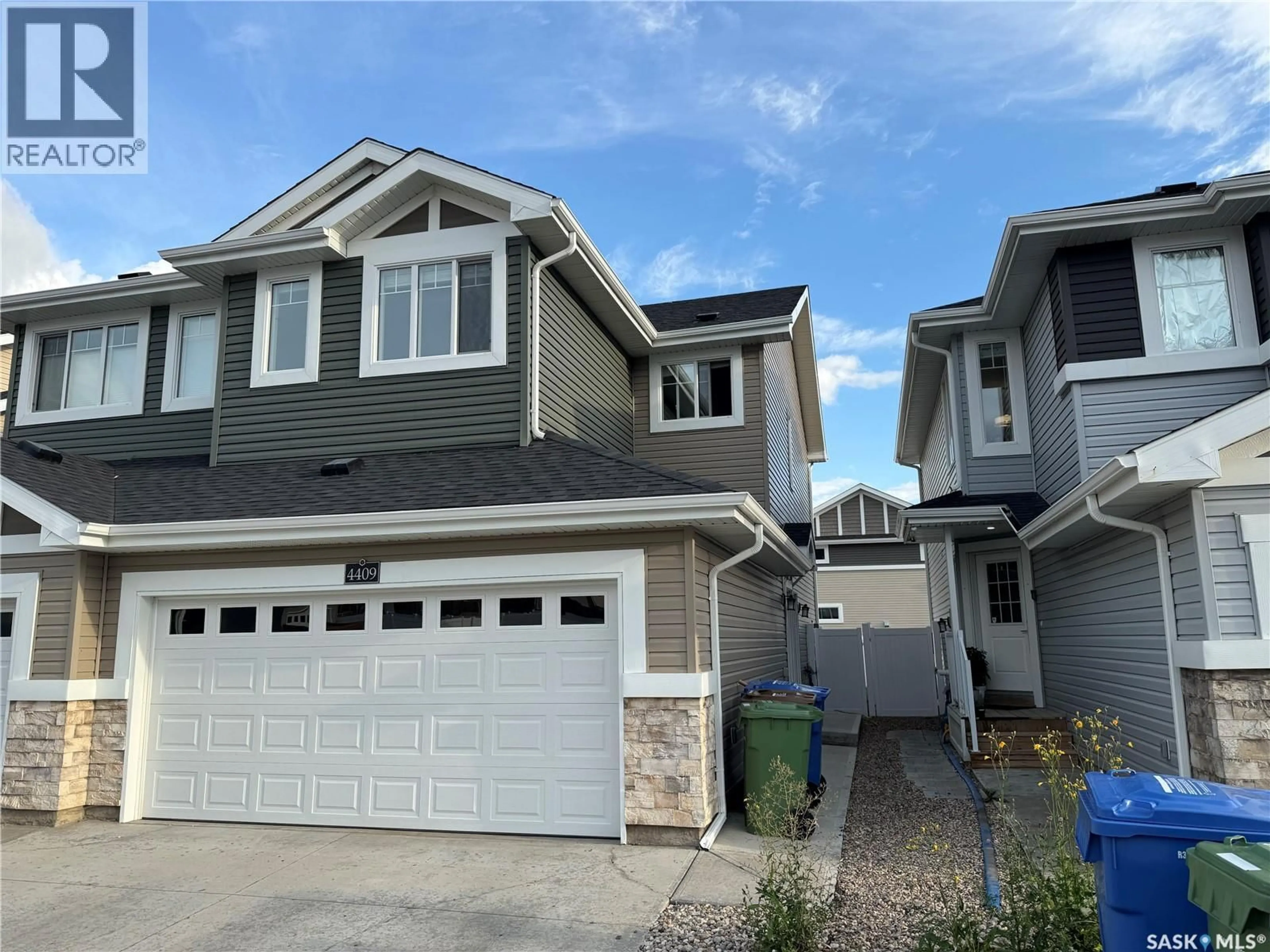 Home with vinyl exterior material, street for 4409 KELLER AVENUE, Regina Saskatchewan S4V3R3