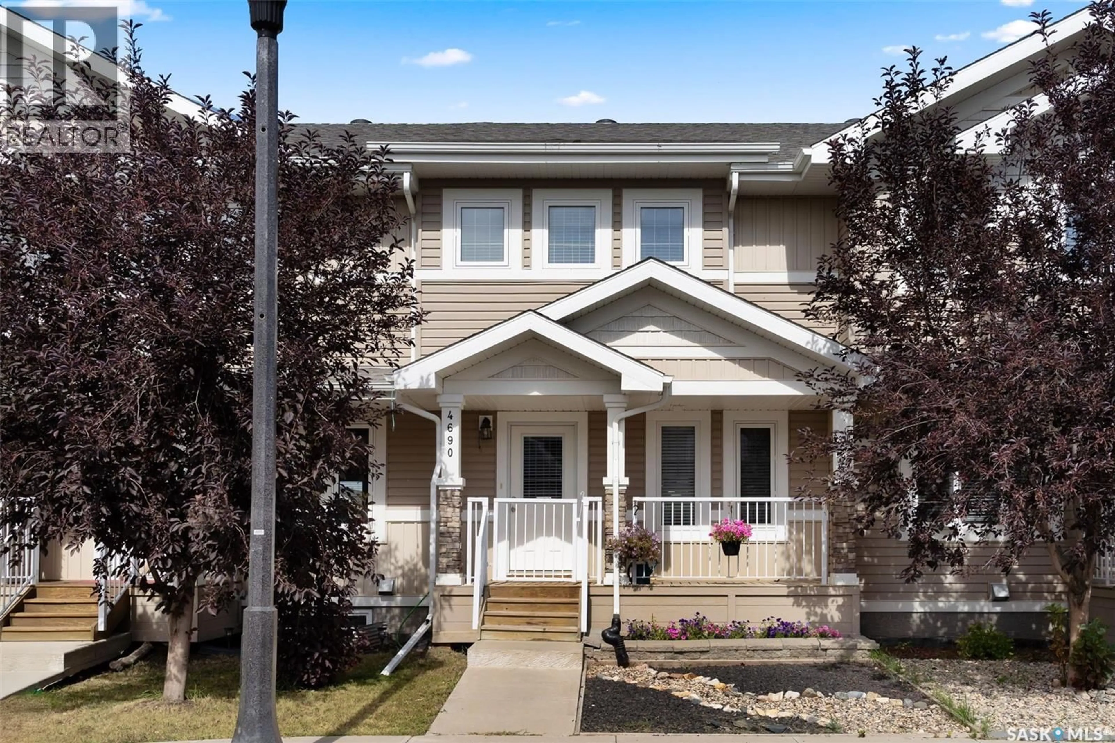 Home with vinyl exterior material, street for 4690 ALBULET DRIVE, Regina Saskatchewan S4W0R3