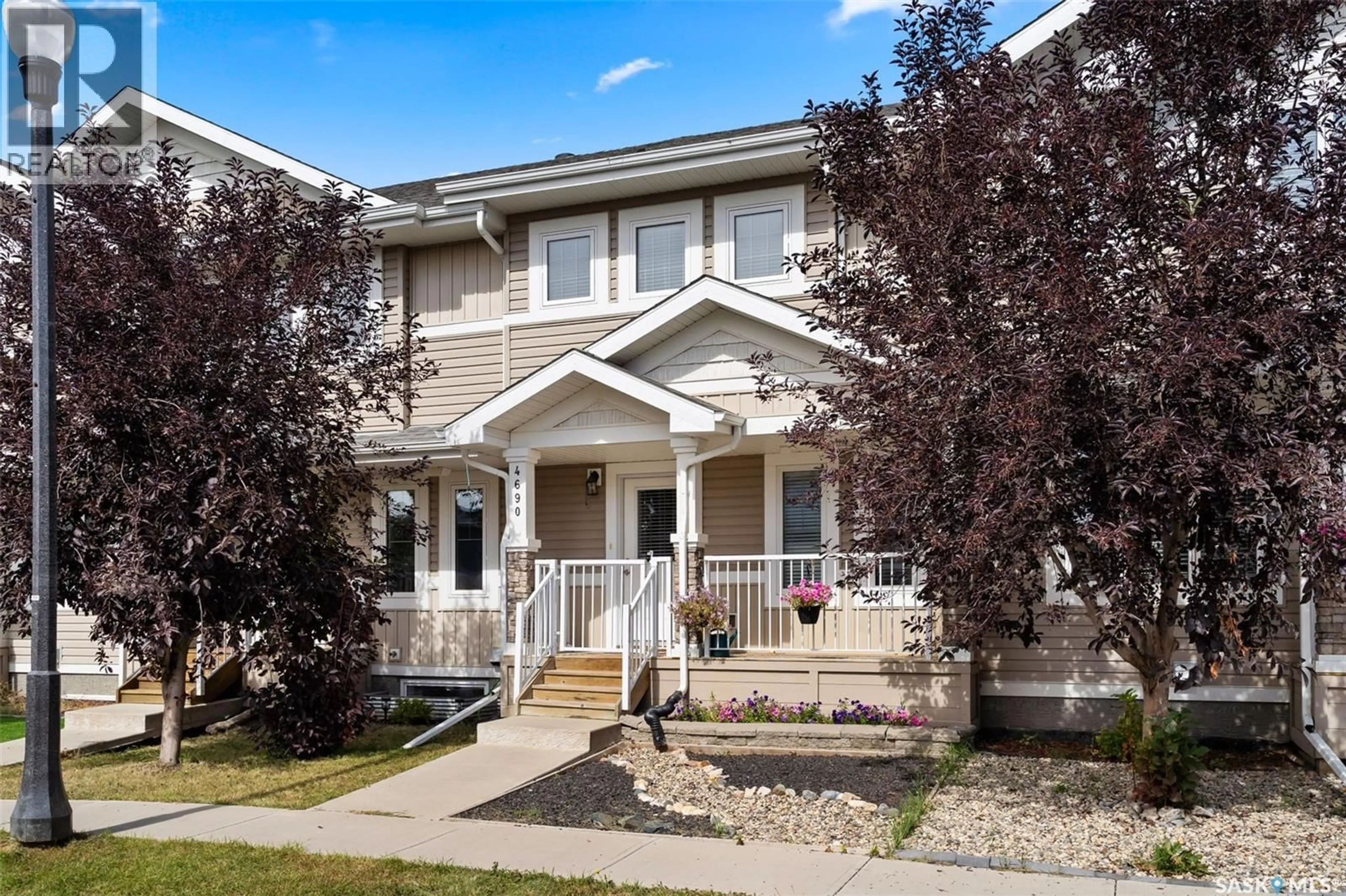 Home with vinyl exterior material, street for 4690 ALBULET DRIVE, Regina Saskatchewan S4W0R3