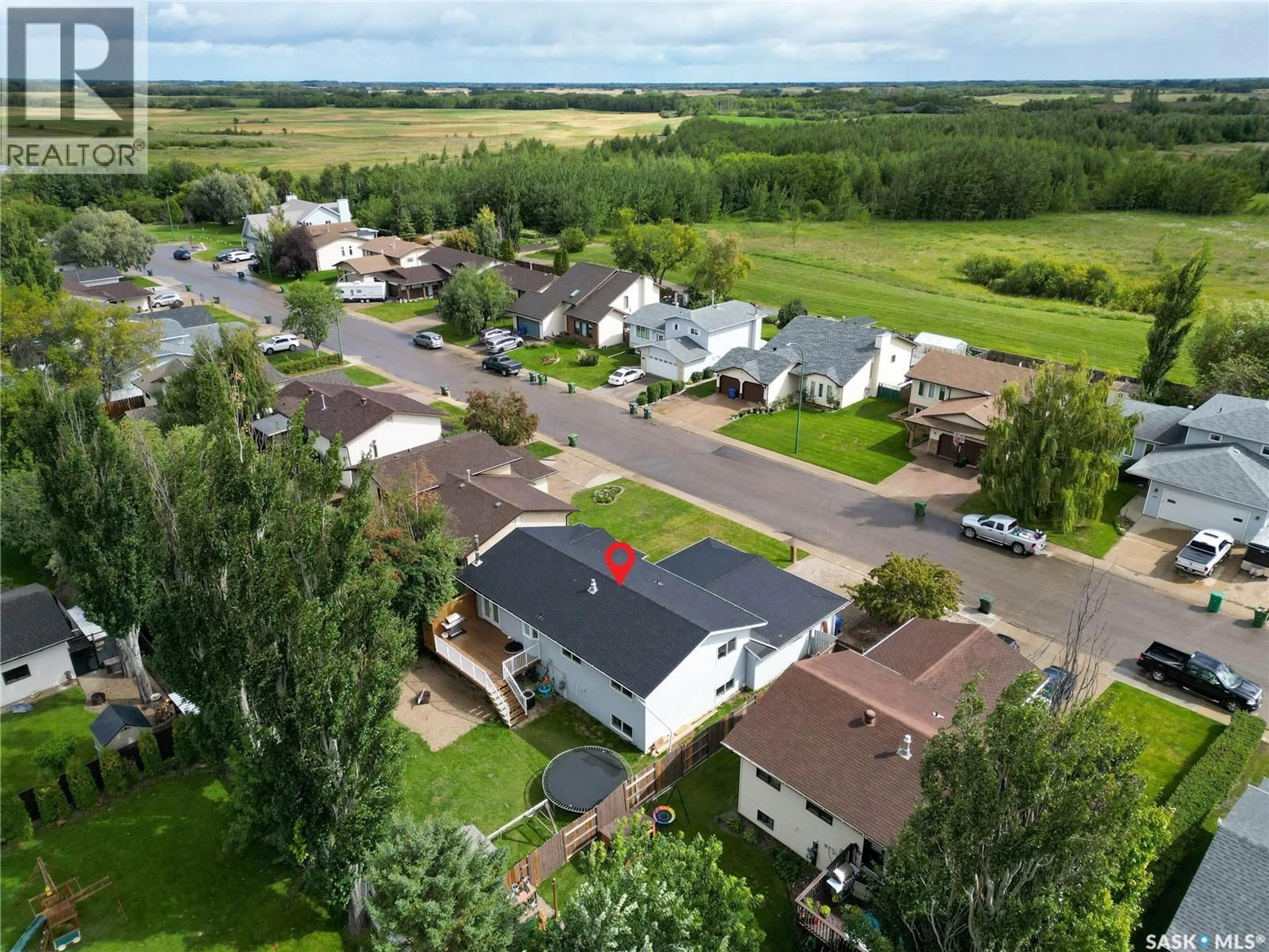 A pic from outside/outdoor area/front of a property/back of a property/a pic from drone, street for 1728 BARTON DRIVE, Prince Albert Saskatchewan S6V7W3