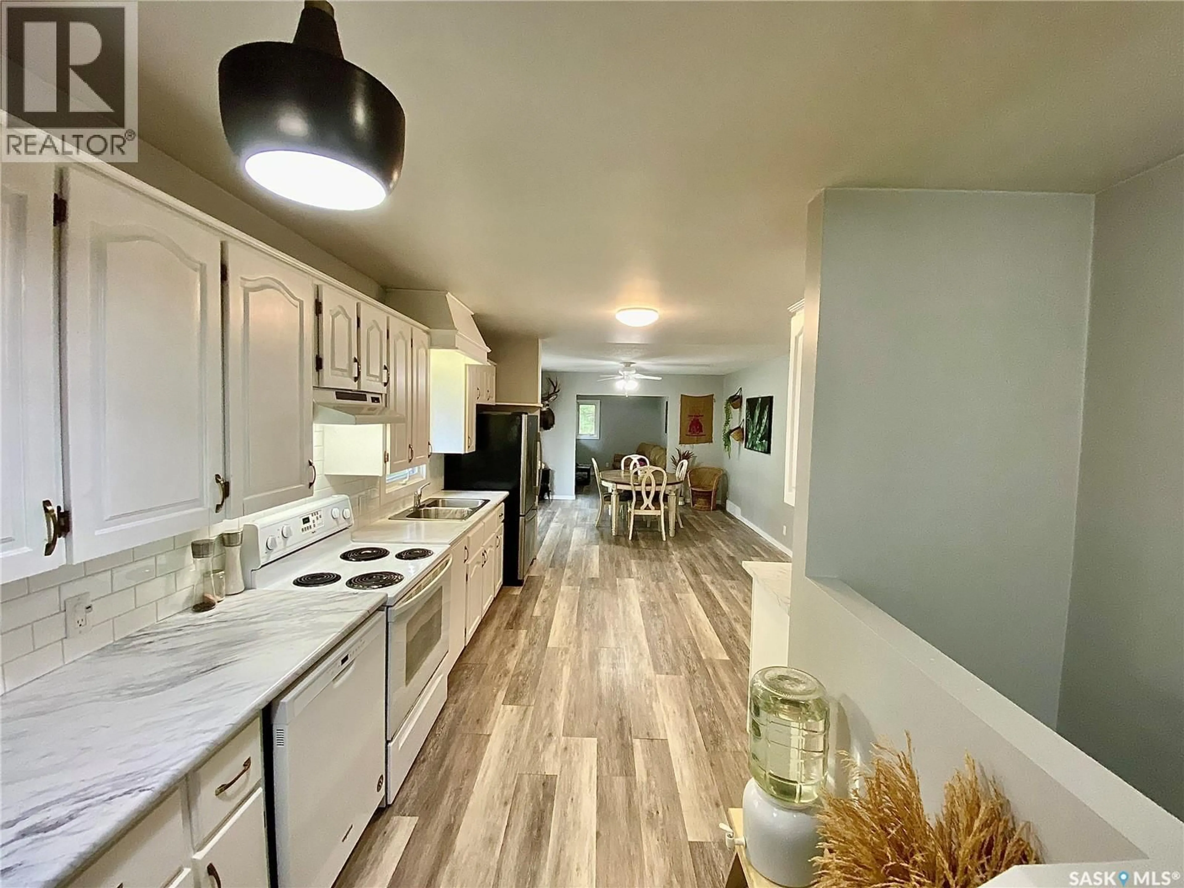 Open concept kitchen, ceramic/tile floor for 30 RHODES STREET, Redvers Saskatchewan S0C2H0