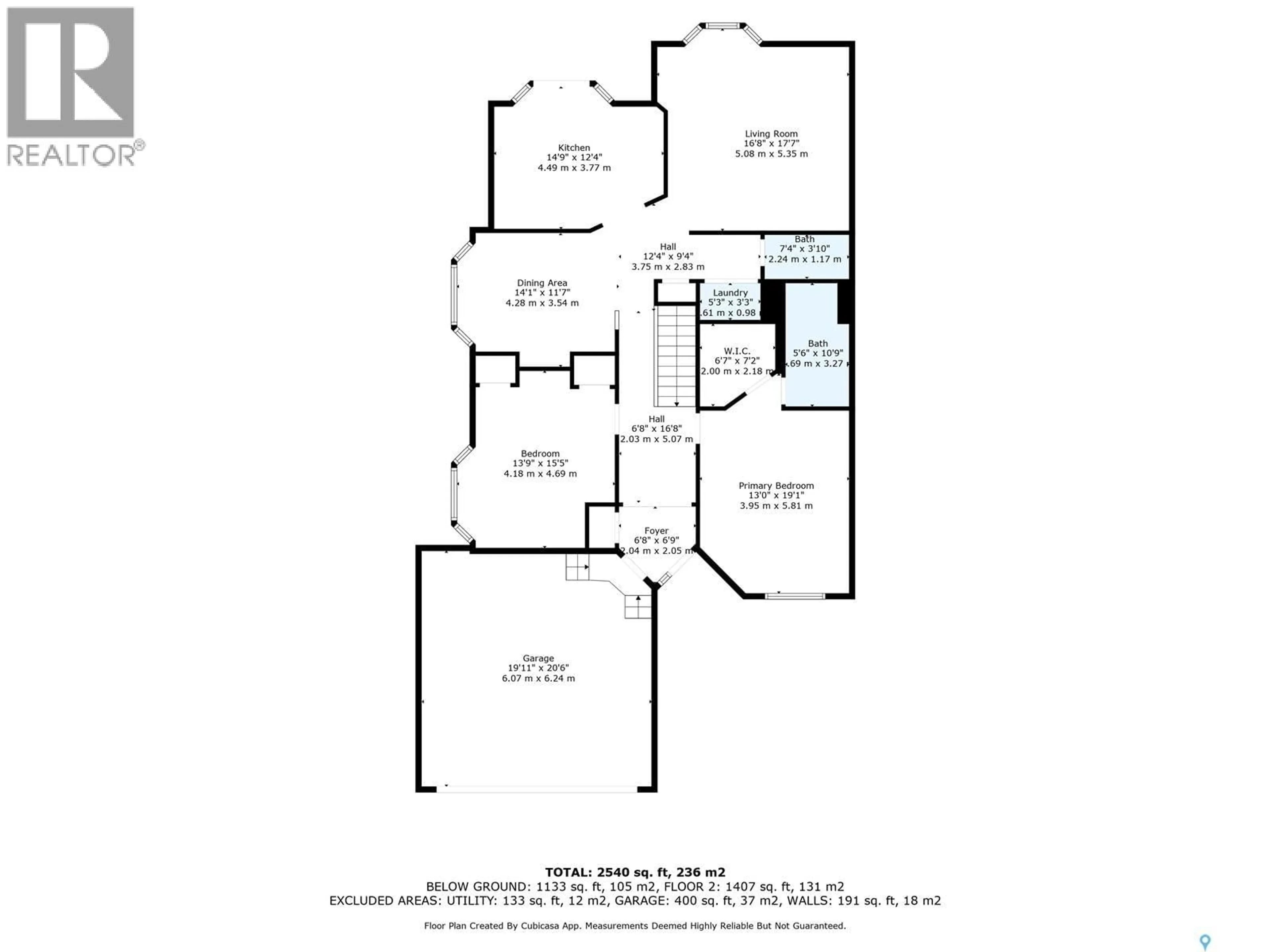 Floor plan for 22 3415 CALDER CRESCENT, Saskatoon Saskatchewan S7J5A3
