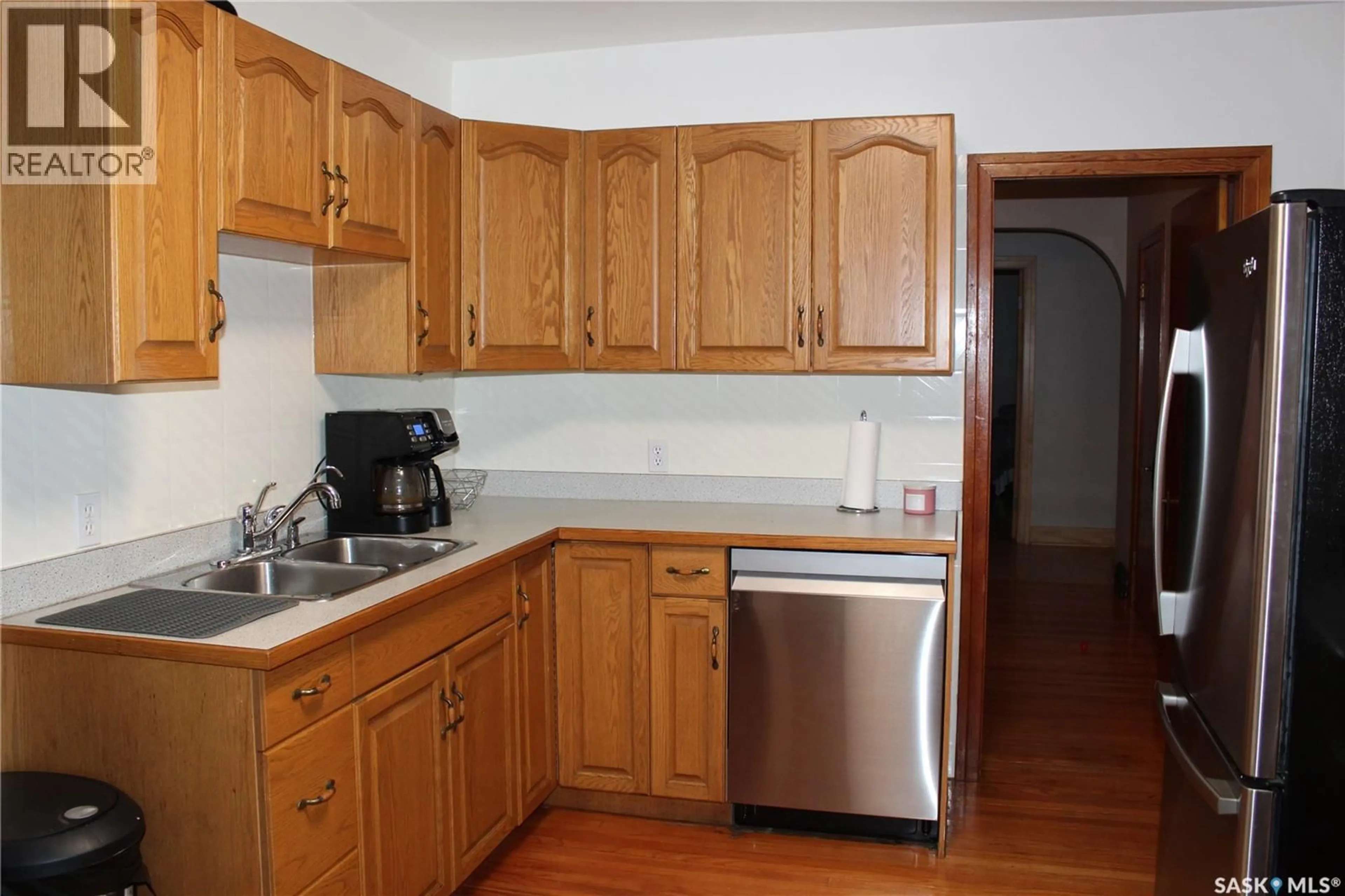 Standard kitchen, wood/laminate floor for 322 MAIN STREET, Cudworth Saskatchewan S0K1B0