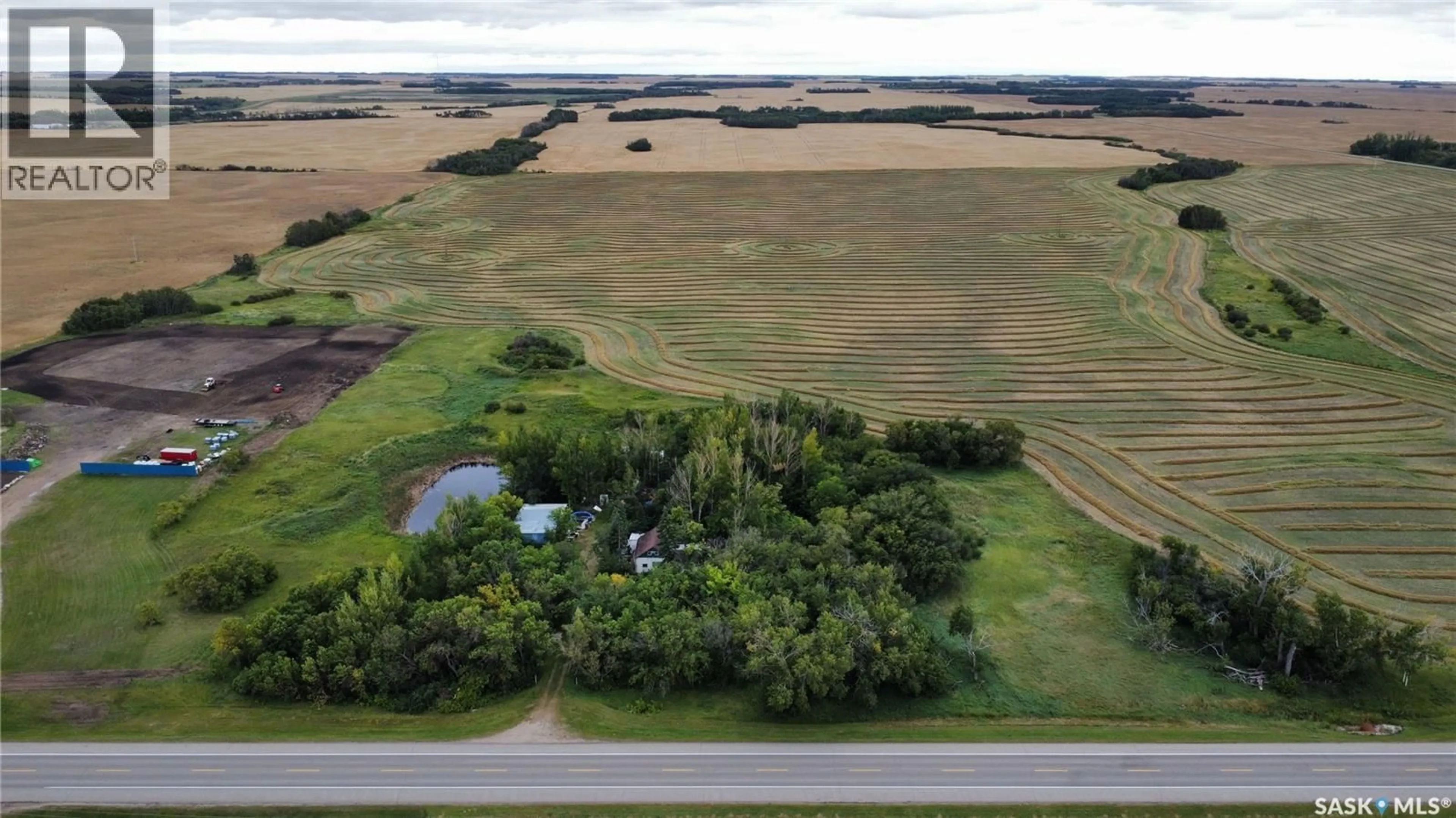 A pic from outside/outdoor area/front of a property/back of a property/a pic from drone, unknown for WYNYARD ACREAGE, Big Quill Rm No. 308 Saskatchewan S0A4T0