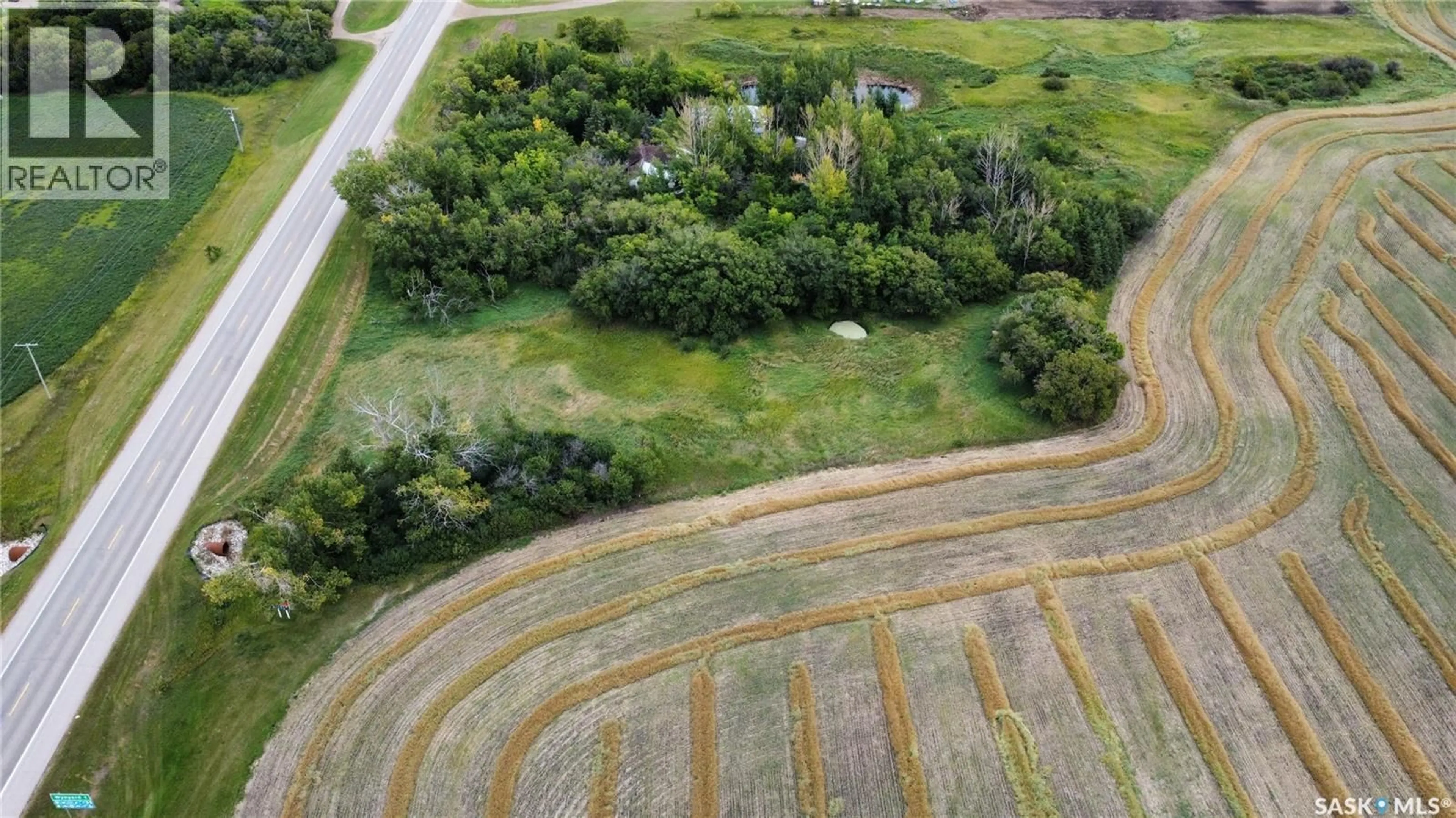 A pic from outside/outdoor area/front of a property/back of a property/a pic from drone, street for WYNYARD ACREAGE, Big Quill Rm No. 308 Saskatchewan S0A4T0
