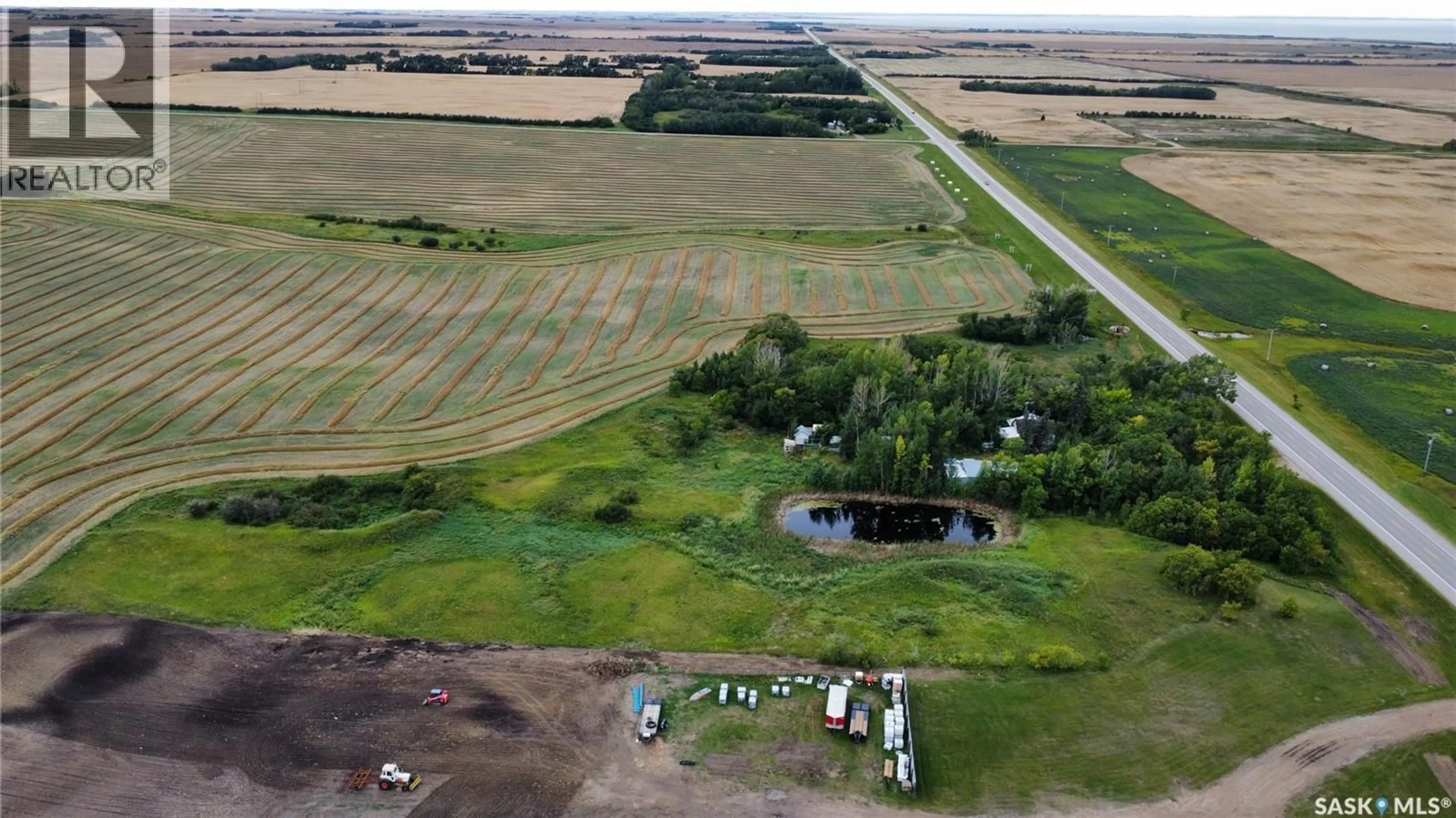 A pic from outside/outdoor area/front of a property/back of a property/a pic from drone, unknown for WYNYARD ACREAGE, Big Quill Rm No. 308 Saskatchewan S0A4T0