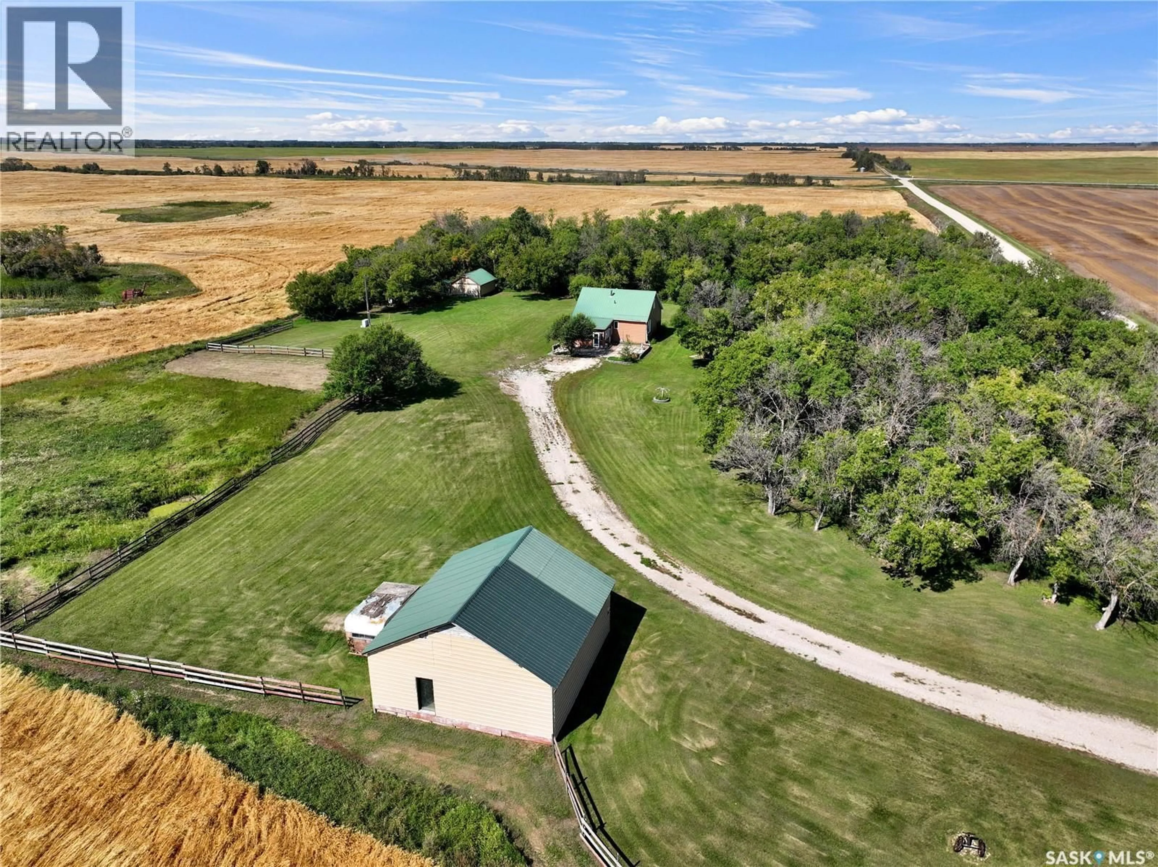 A pic from outside/outdoor area/front of a property/back of a property/a pic from drone, unknown for 40 ATWATER ACREAGE, Fertile Belt Rm No. 183 Saskatchewan S0A0C0