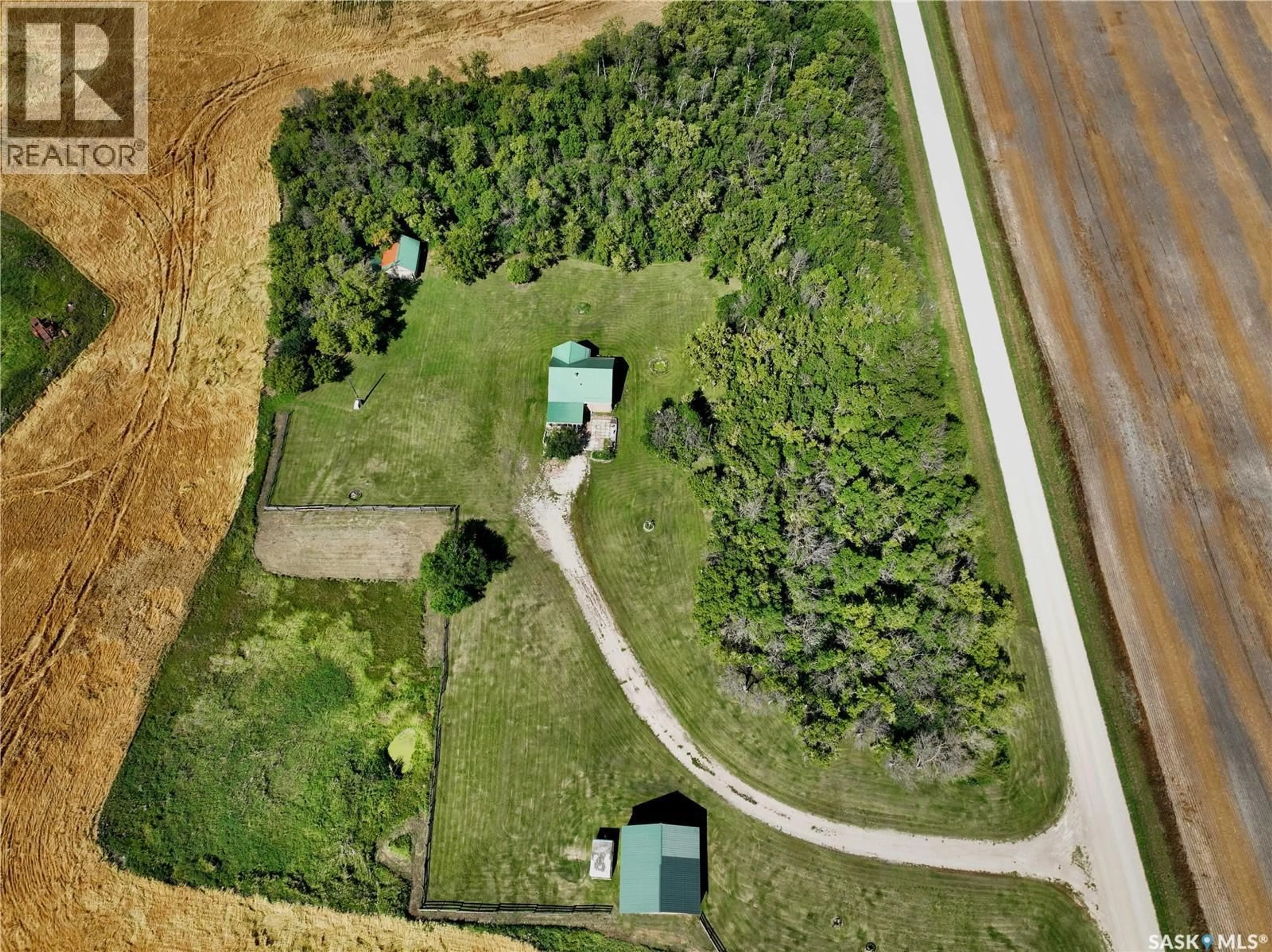 A pic from outside/outdoor area/front of a property/back of a property/a pic from drone, unknown for 40 ATWATER ACREAGE, Fertile Belt Rm No. 183 Saskatchewan S0A0C0