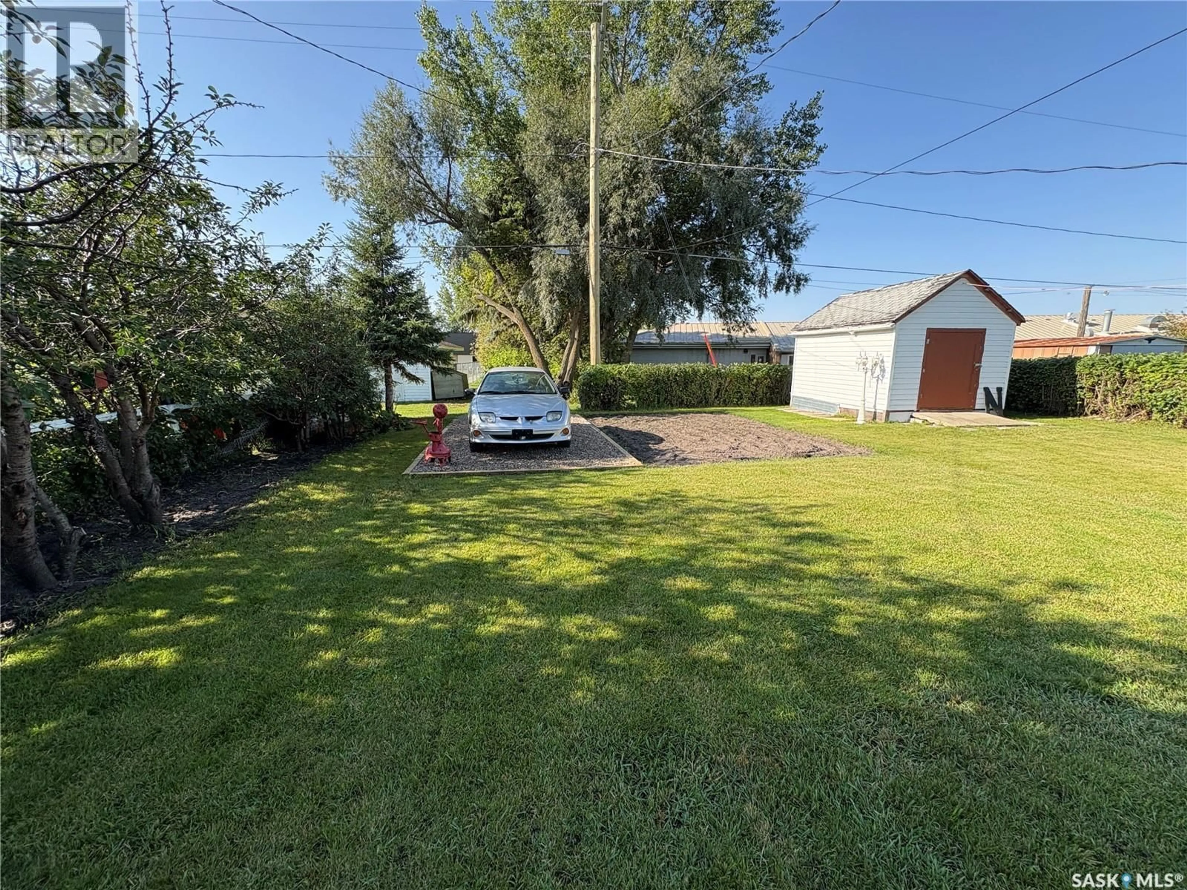 A pic from outside/outdoor area/front of a property/back of a property/a pic from drone, street for 109 MARCH AVENUE, Langenburg Saskatchewan S0A2A0