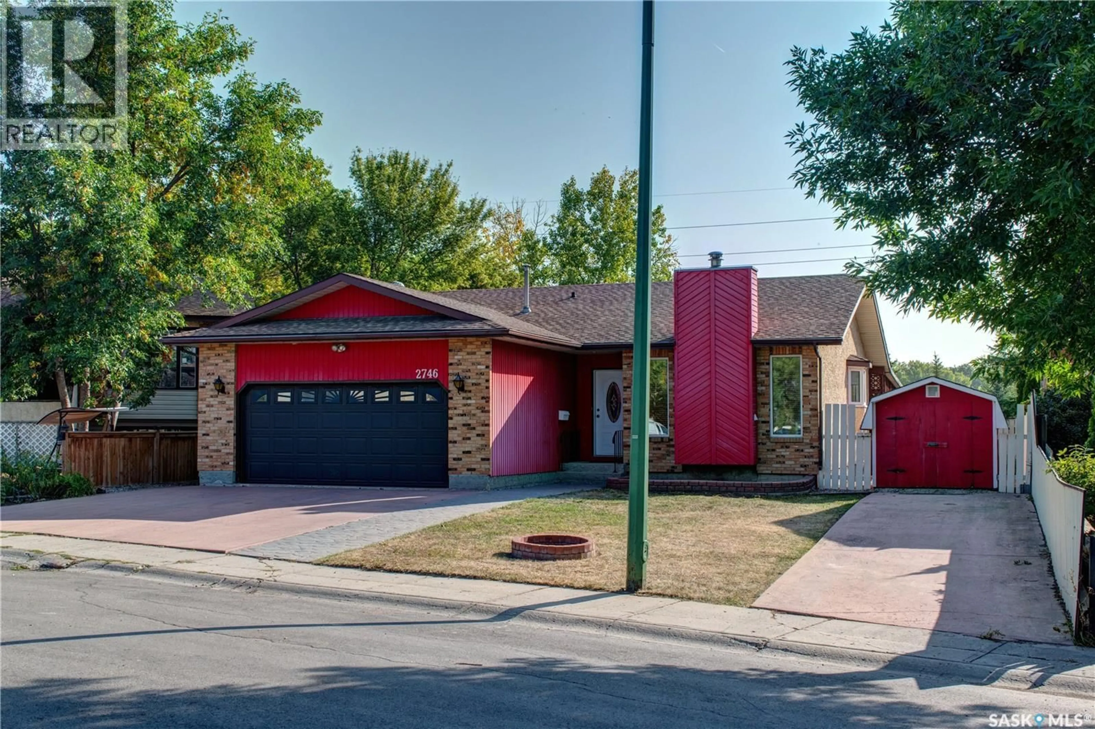 Home with brick exterior material, street for 2746 PARTRIDGE CRESCENT, Regina Saskatchewan S4R8J5