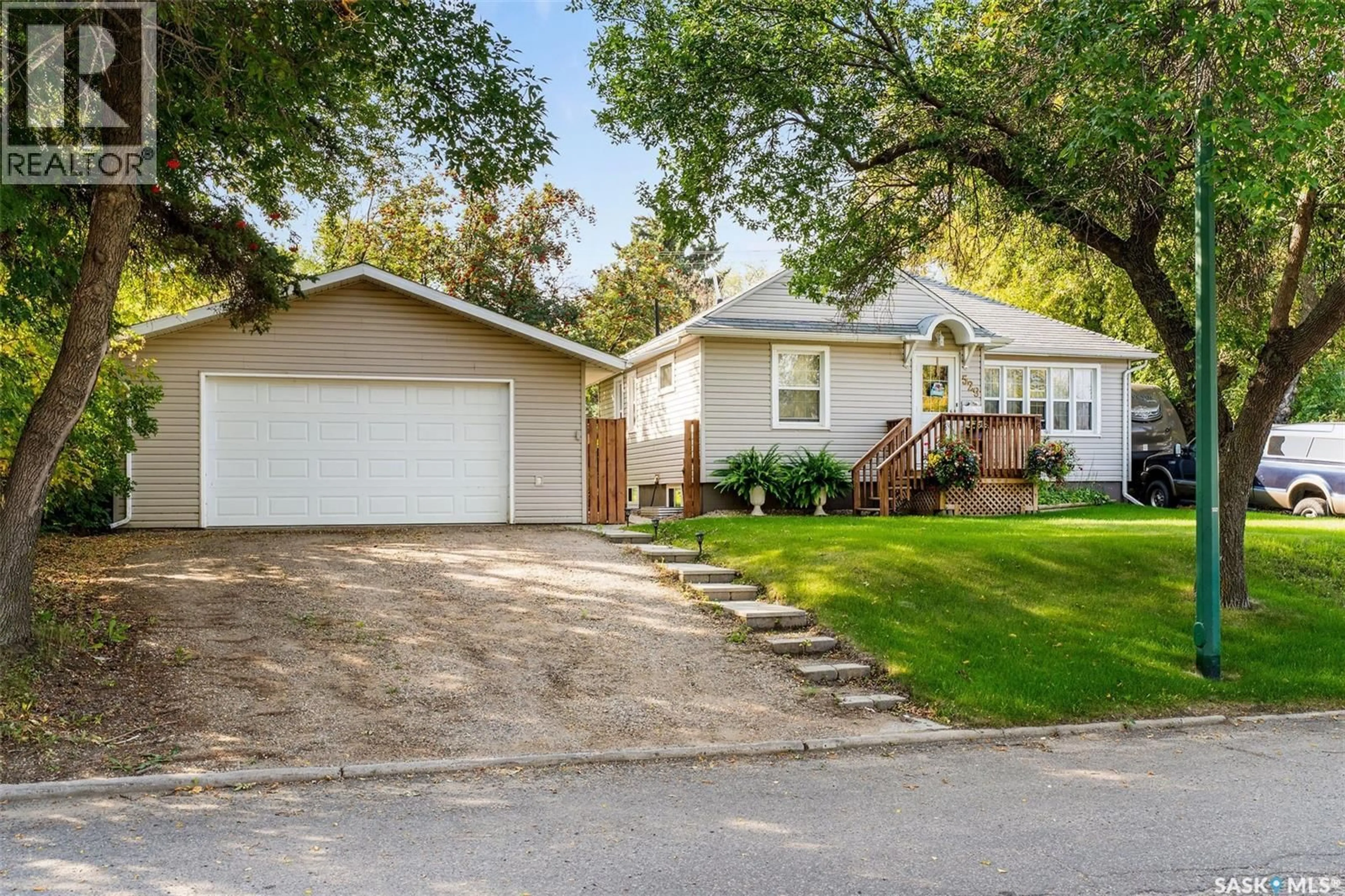 Home with vinyl exterior material, street for 529 19TH STREET, Prince Albert Saskatchewan S6V1K3