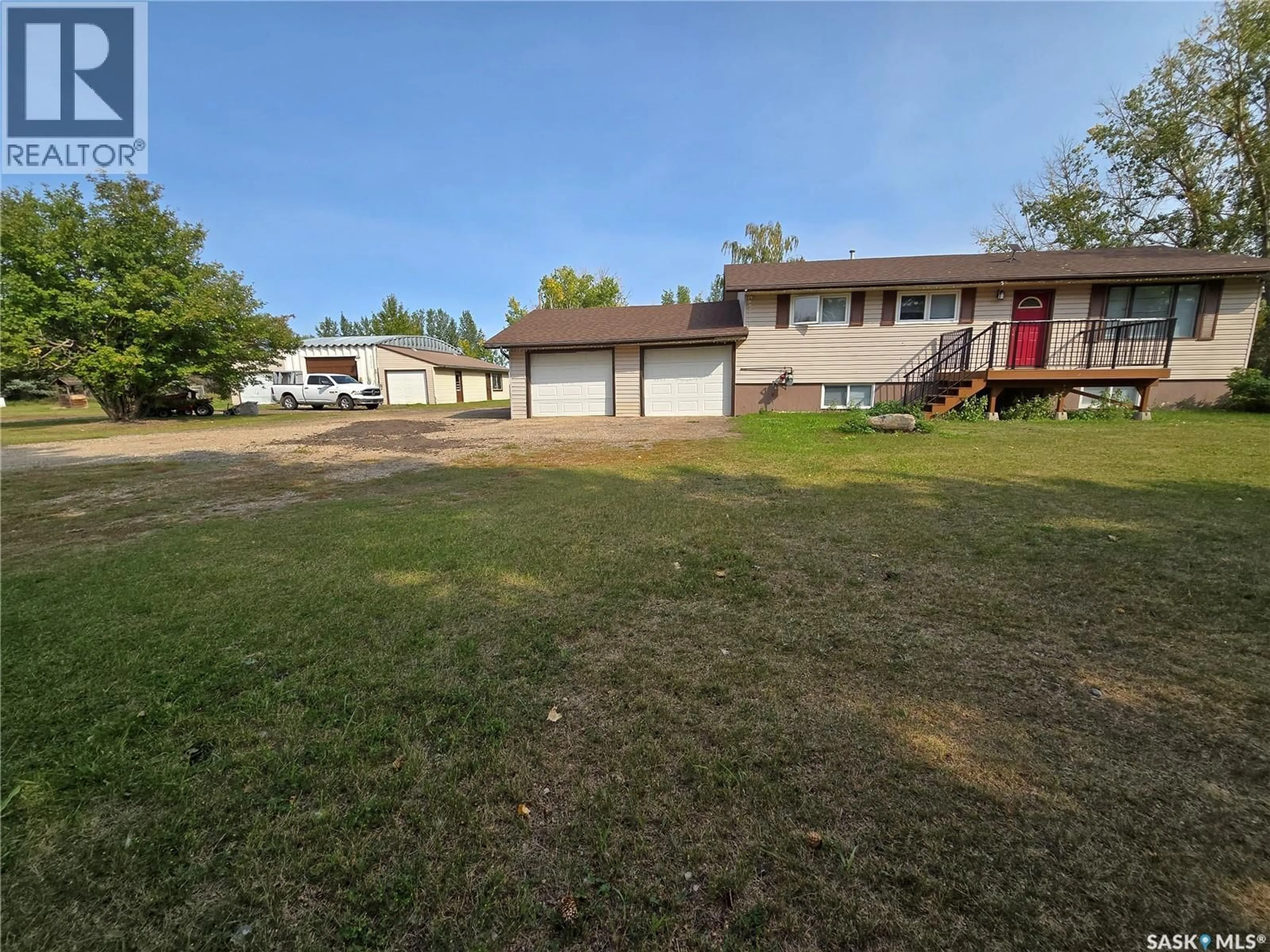 A pic from outside/outdoor area/front of a property/back of a property/a pic from drone, street for 5 ACRE DREAM, Corman Park Rm No. 344 Saskatchewan S0K4S0