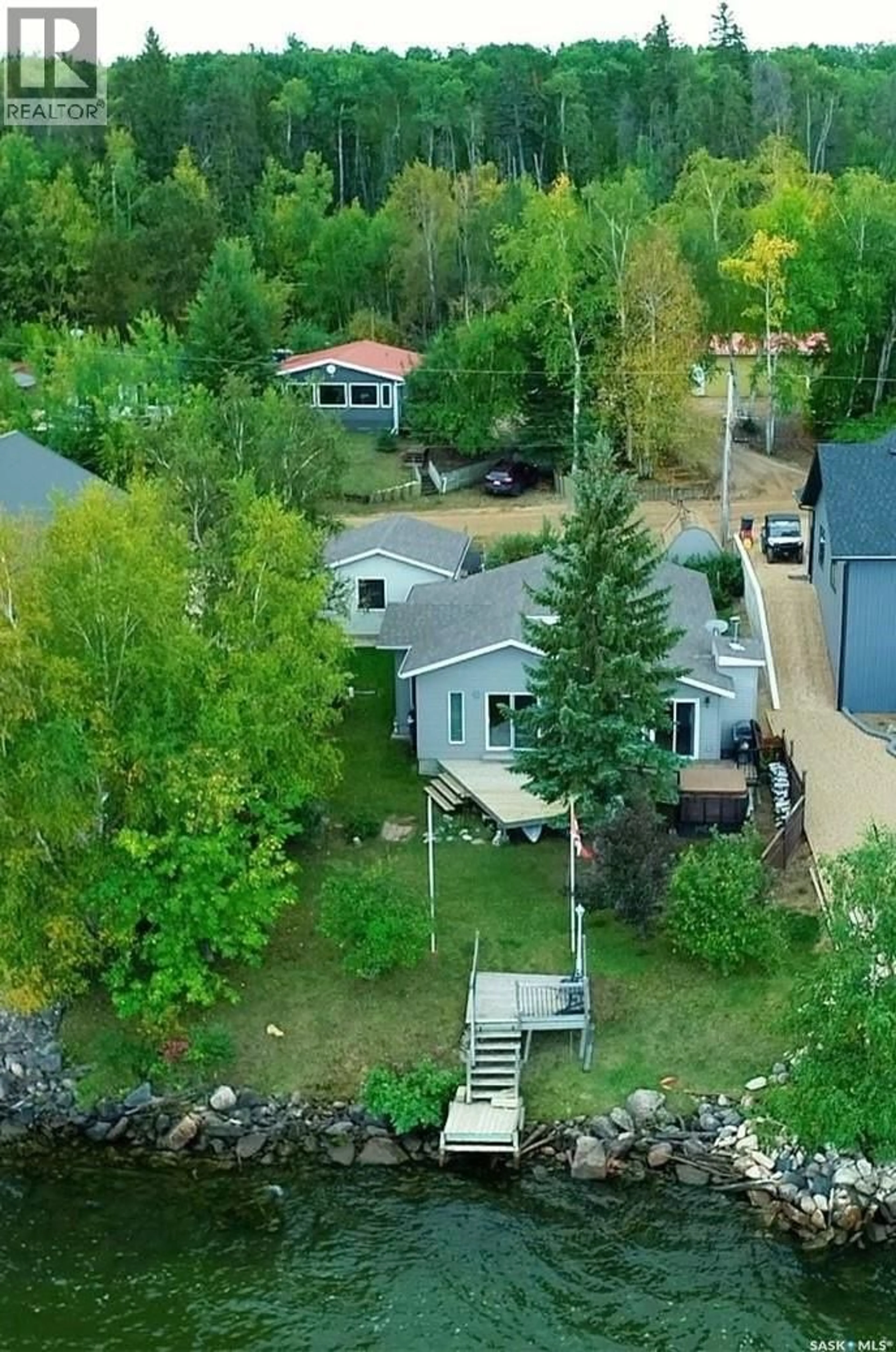 A pic from outside/outdoor area/front of a property/back of a property/a pic from drone, unknown for 1118 BIRCH AVENUE, Tobin Lake Saskatchewan S0E1E0
