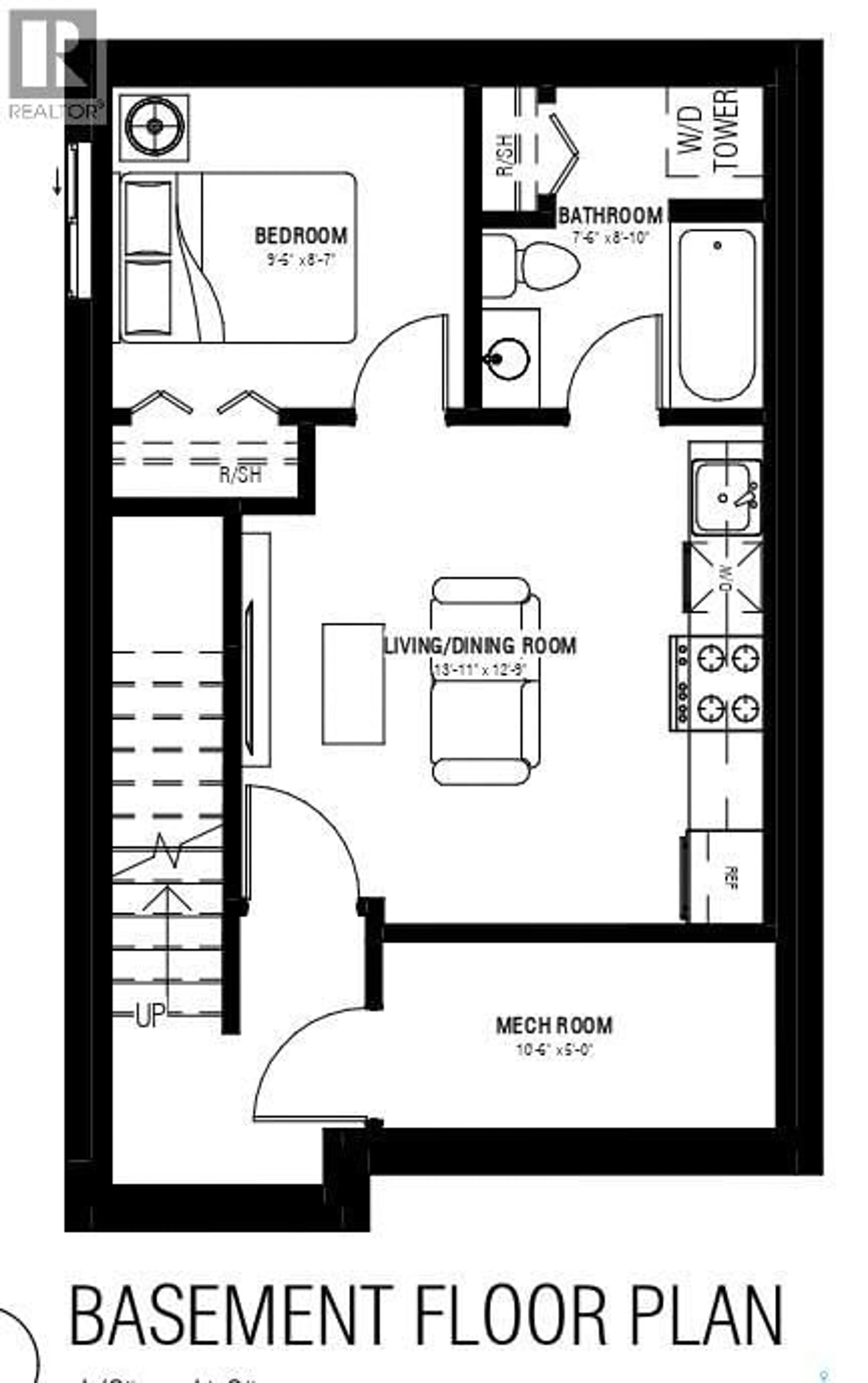 Floor plan for 102 STEHWIEN STREET, Saskatoon Saskatchewan S7W1M9