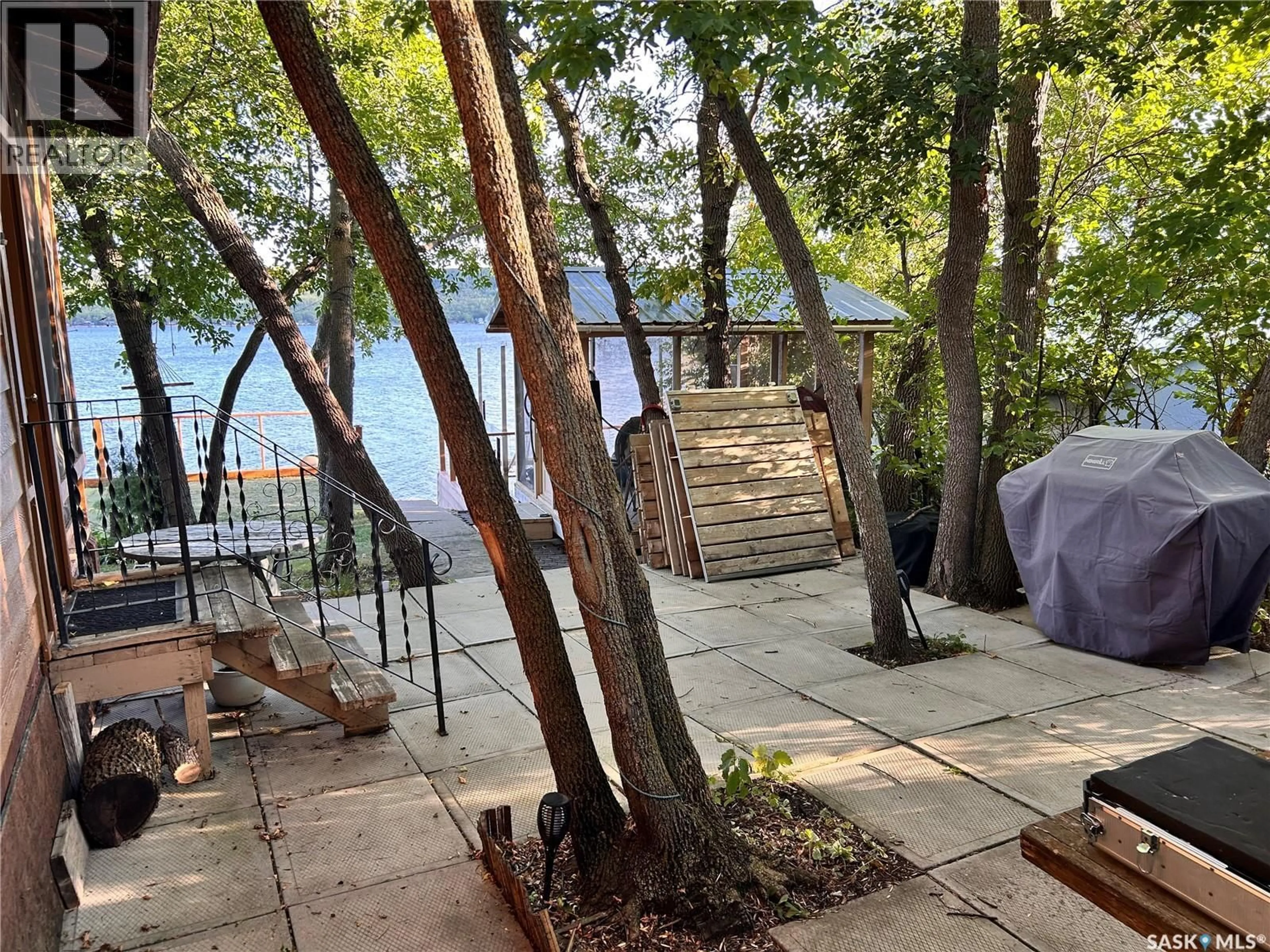 Patio, water/lake/river/ocean view for 66A ELK ROAD, Crooked Lake Saskatchewan S0G5L0
