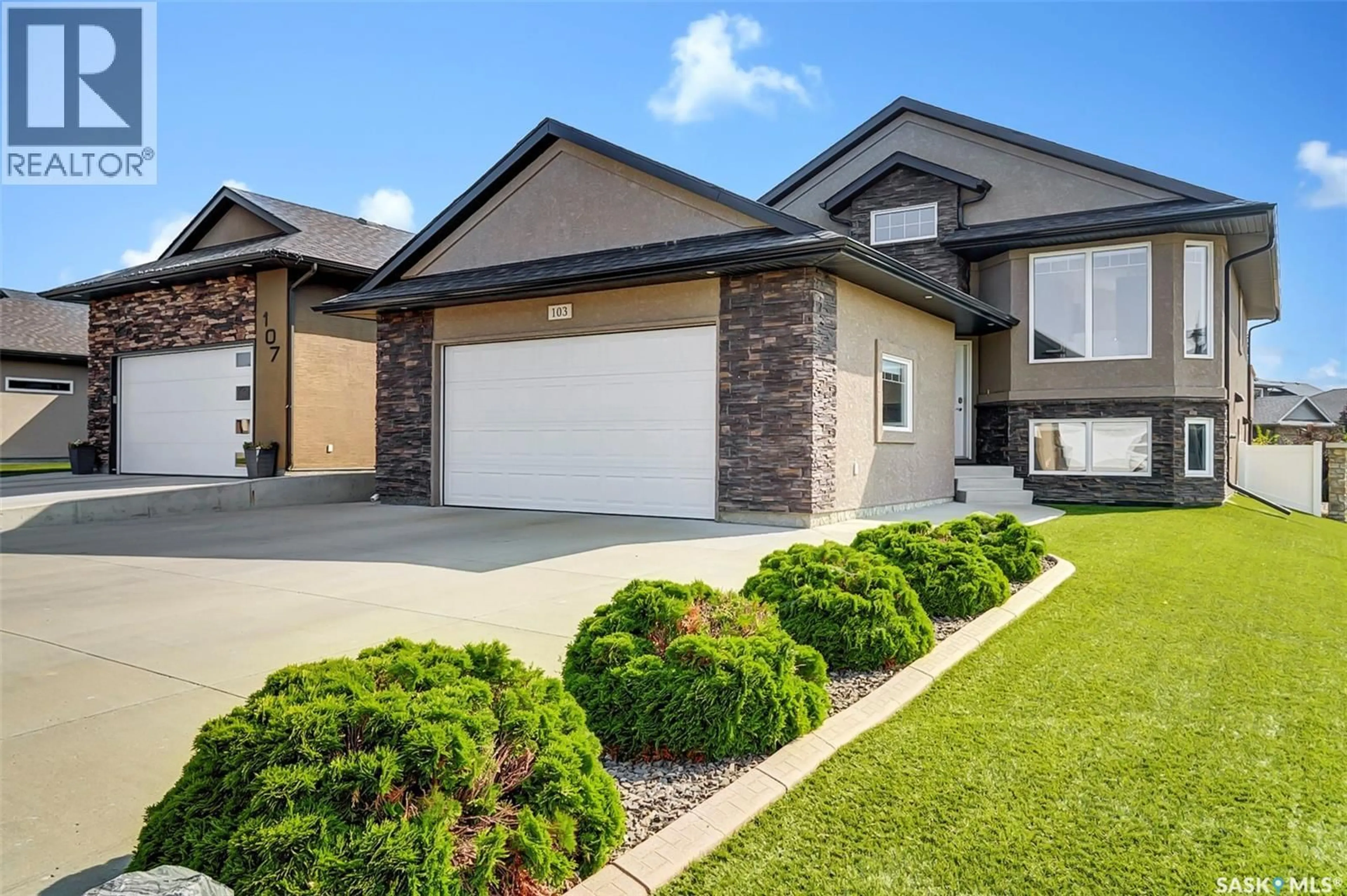 Home with brick exterior material, street for 103 SENICK CRESCENT, Saskatoon Saskatchewan S7P0P4