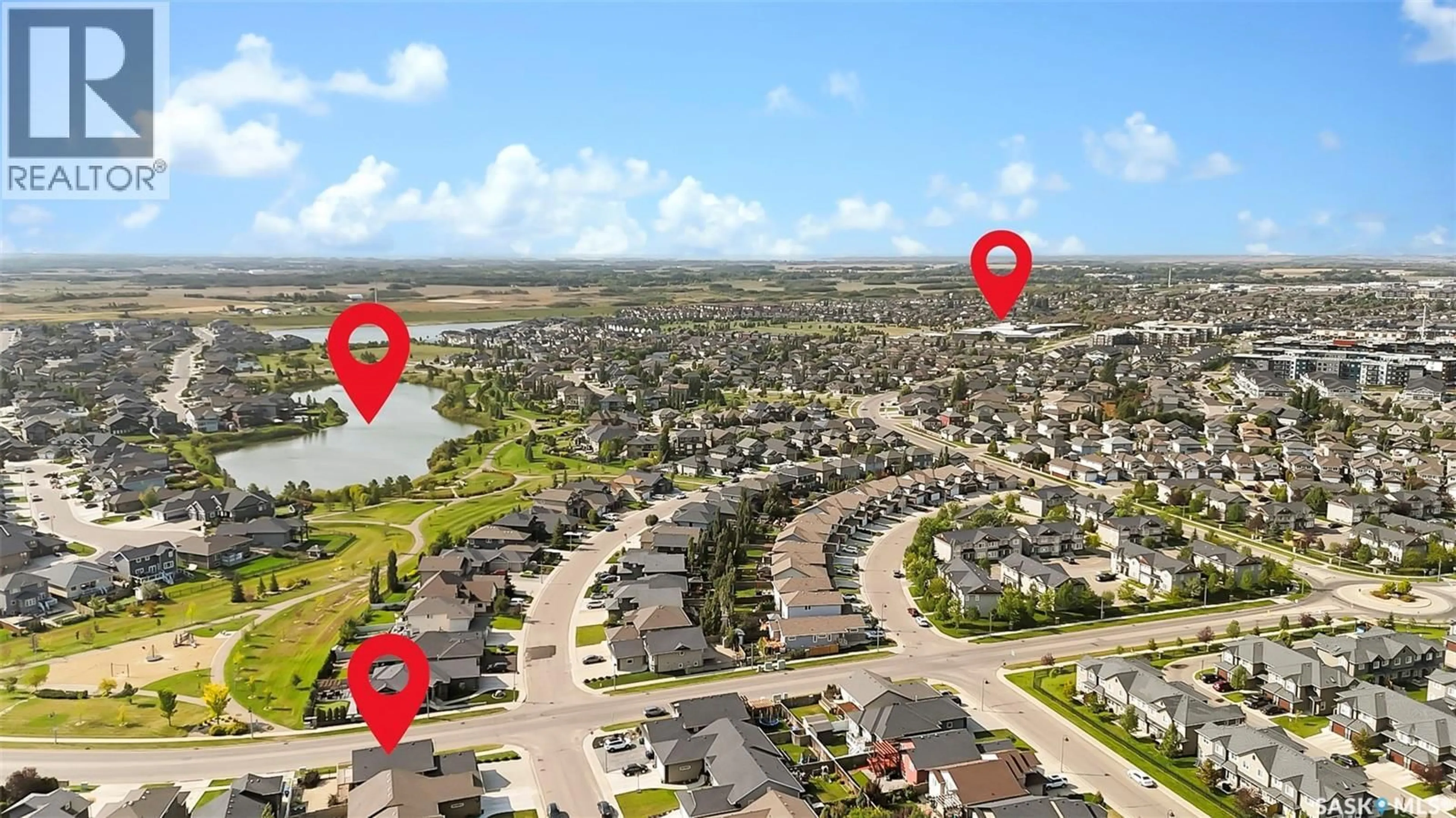 A pic from outside/outdoor area/front of a property/back of a property/a pic from drone, street for 103 SENICK CRESCENT, Saskatoon Saskatchewan S7P0P4