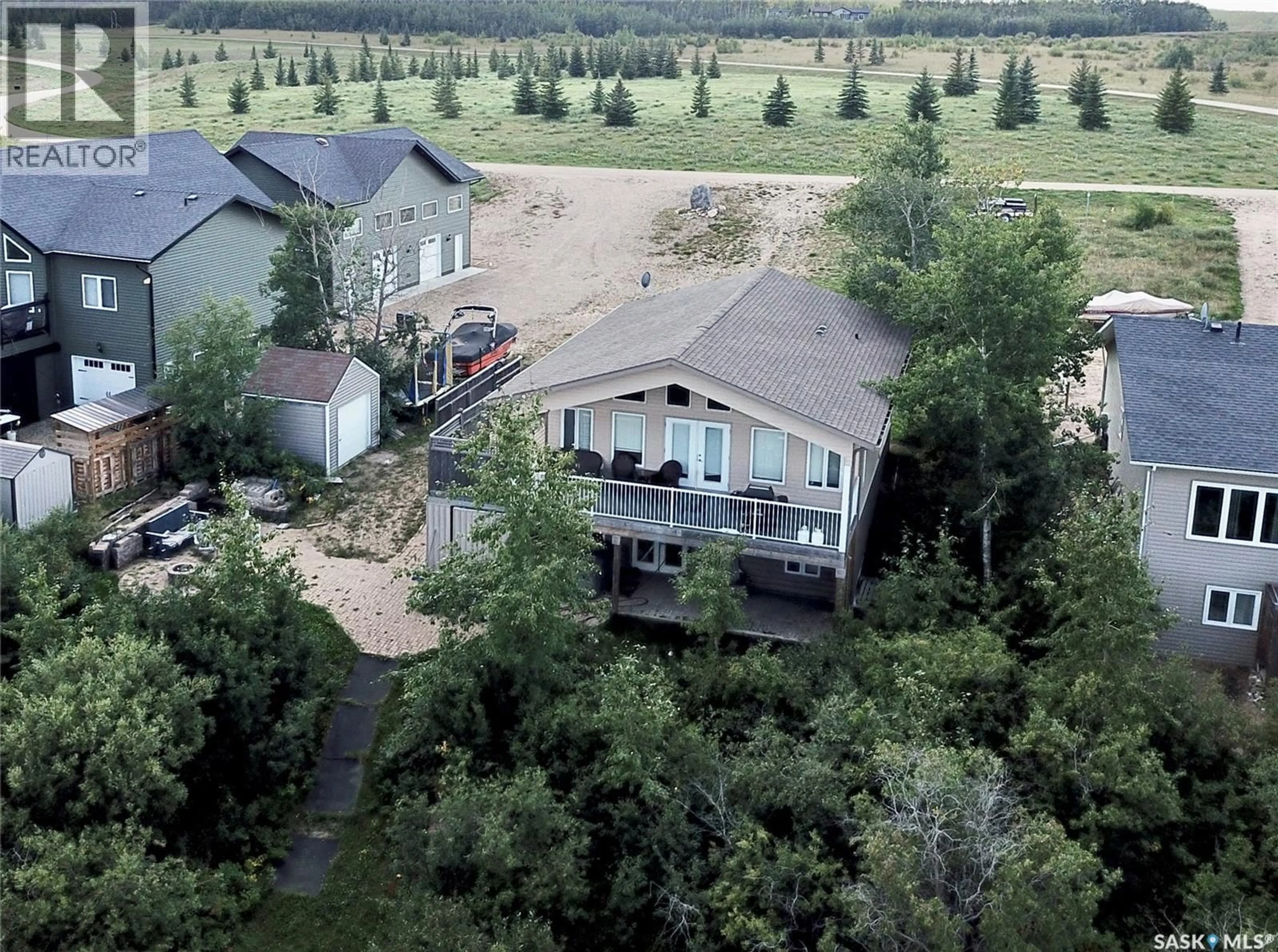 A pic from outside/outdoor area/front of a property/back of a property/a pic from drone, unknown for 319 RAVINE ROAD, Big Shell Saskatchewan S0J2G0