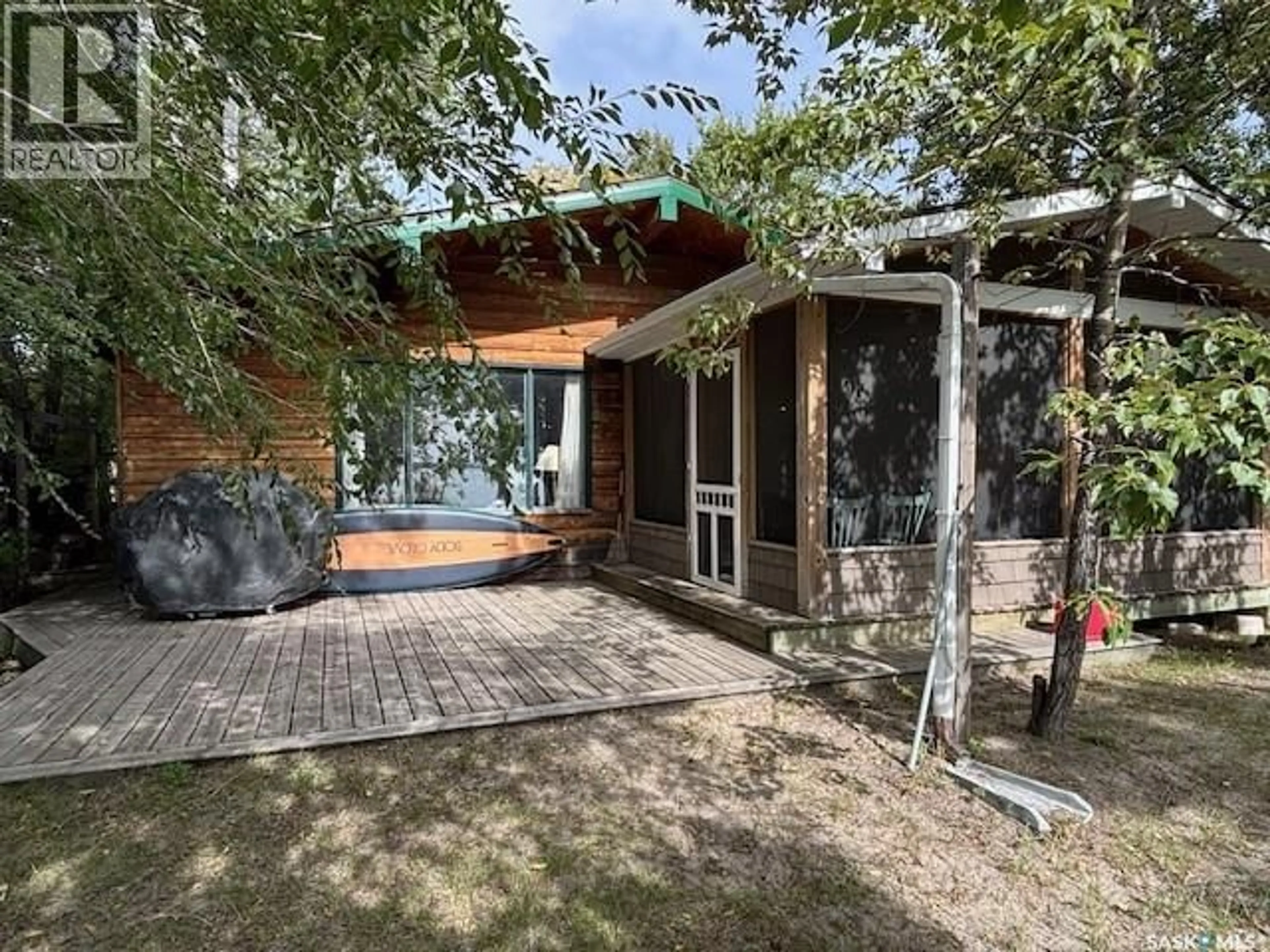 Patio, forest/trees view for 141 OLDROYD DRIVE, Good Spirit Lake Saskatchewan S0A0L0