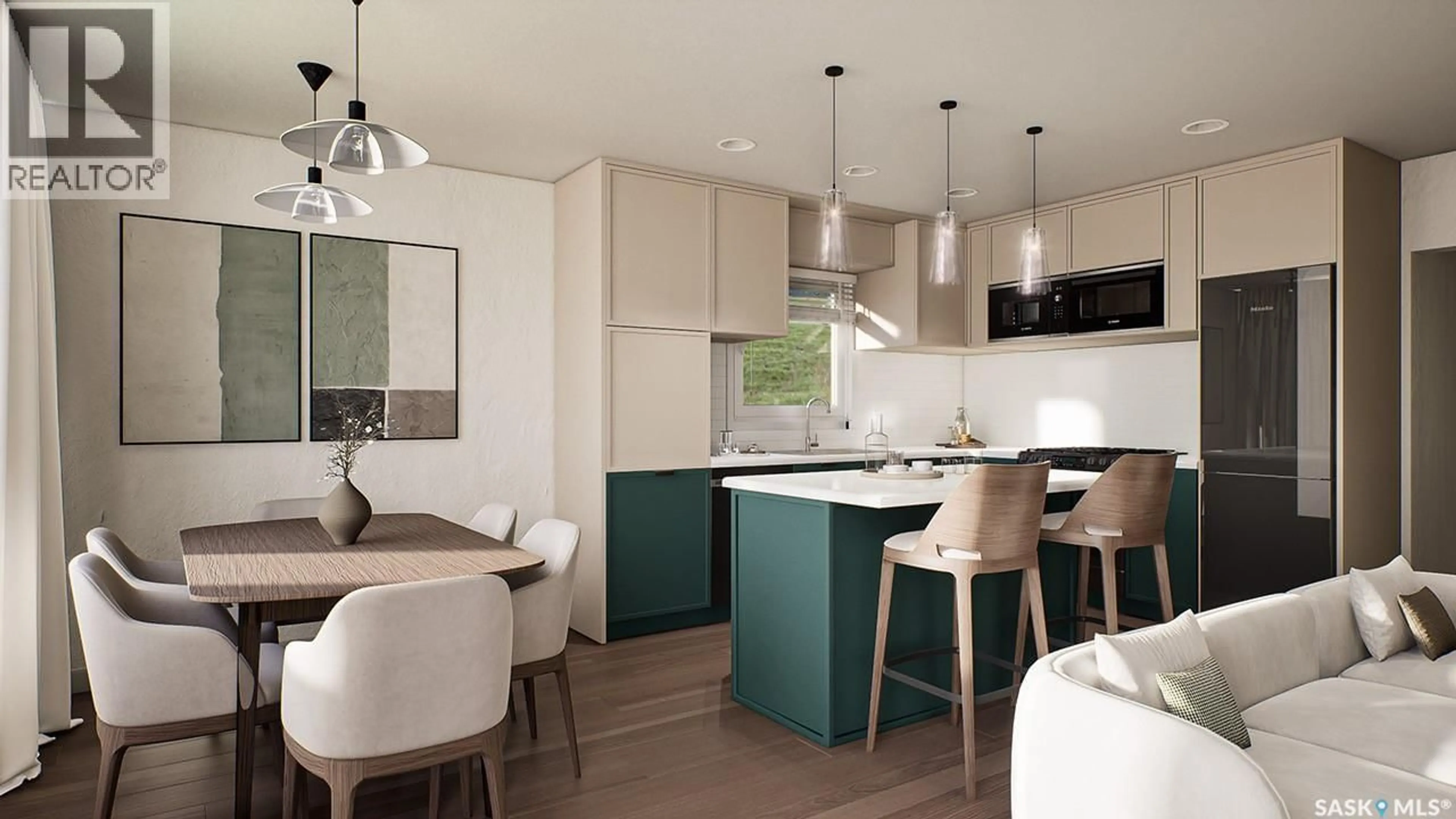 Open concept kitchen, unknown for 104 THOMSON STREET, Outlook Saskatchewan S0L2N0