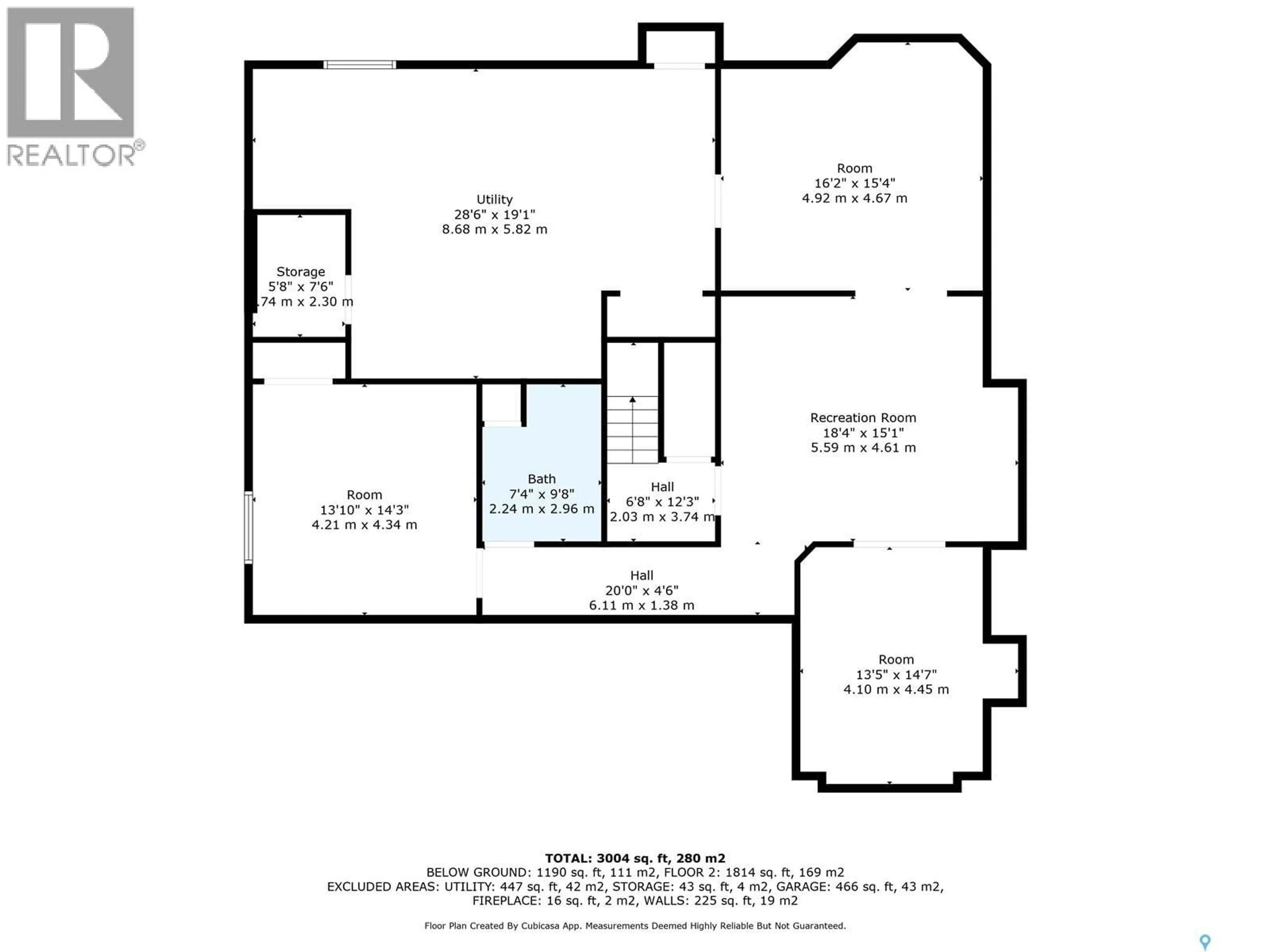 Floor plan for 118 MALLIN CRESCENT, Saskatoon Saskatchewan S7K7W7