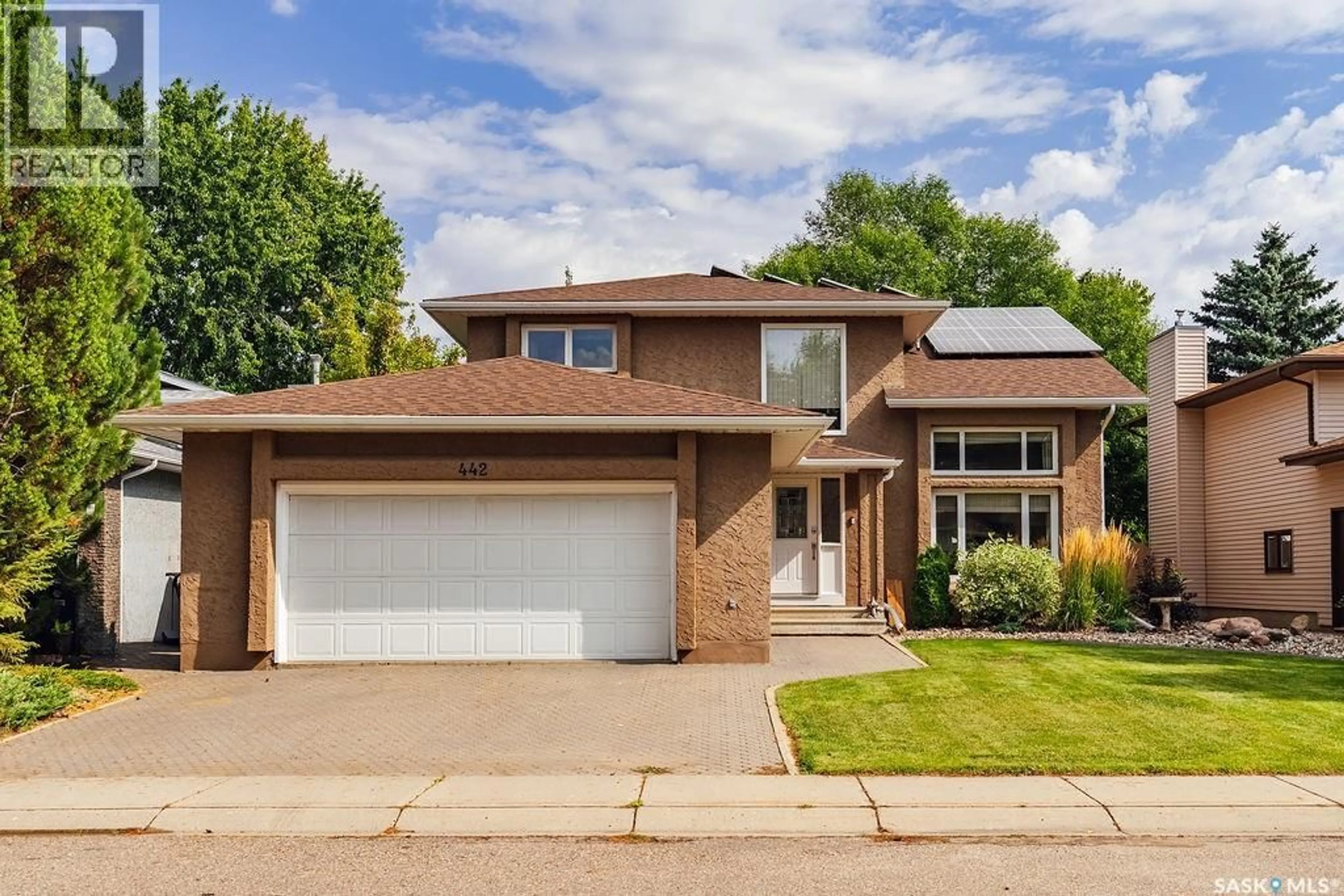 Home with brick exterior material, street for 442 BRABANT TERRACE, Saskatoon Saskatchewan S7J4Z2