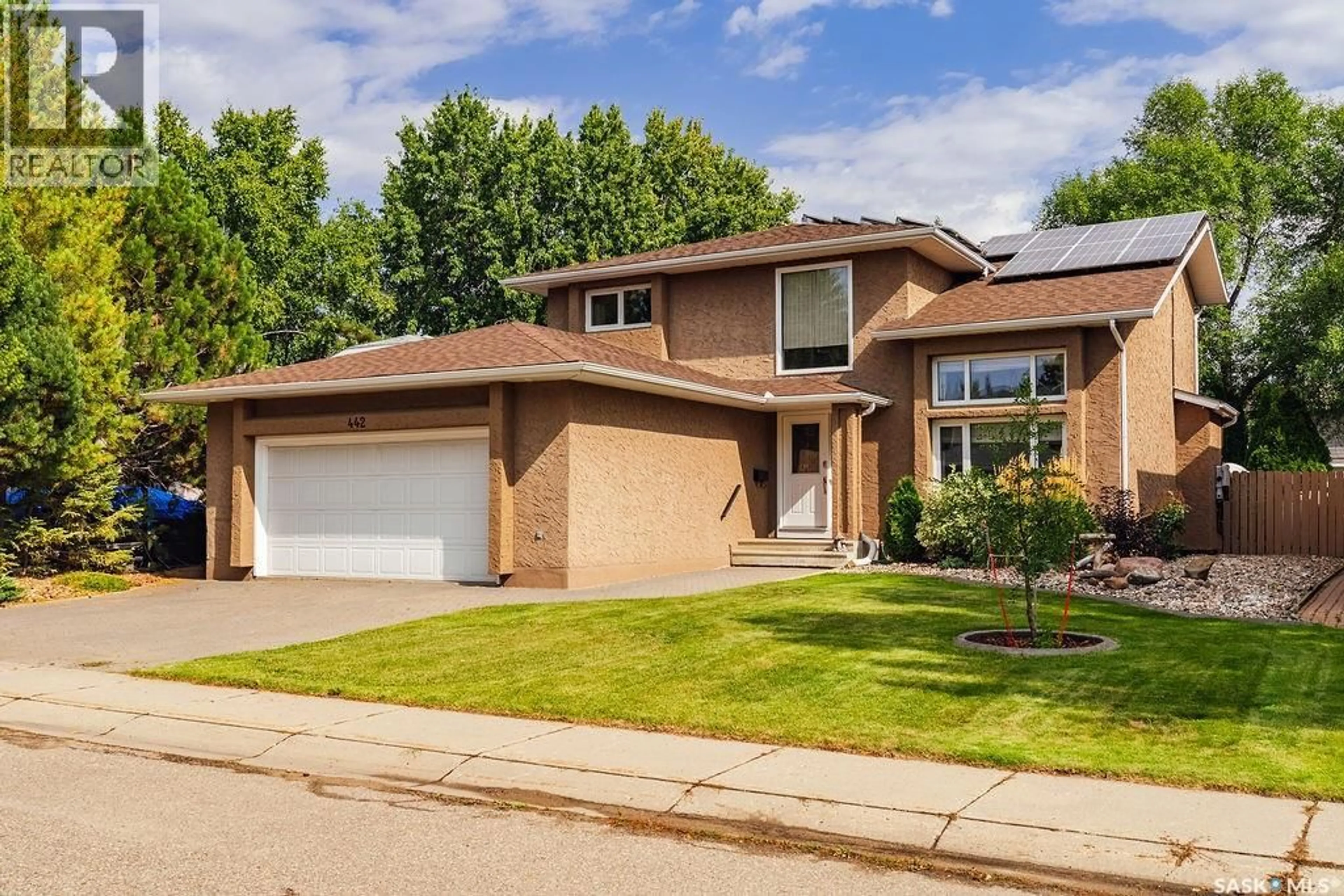 Home with brick exterior material, street for 442 BRABANT TERRACE, Saskatoon Saskatchewan S7J4Z2