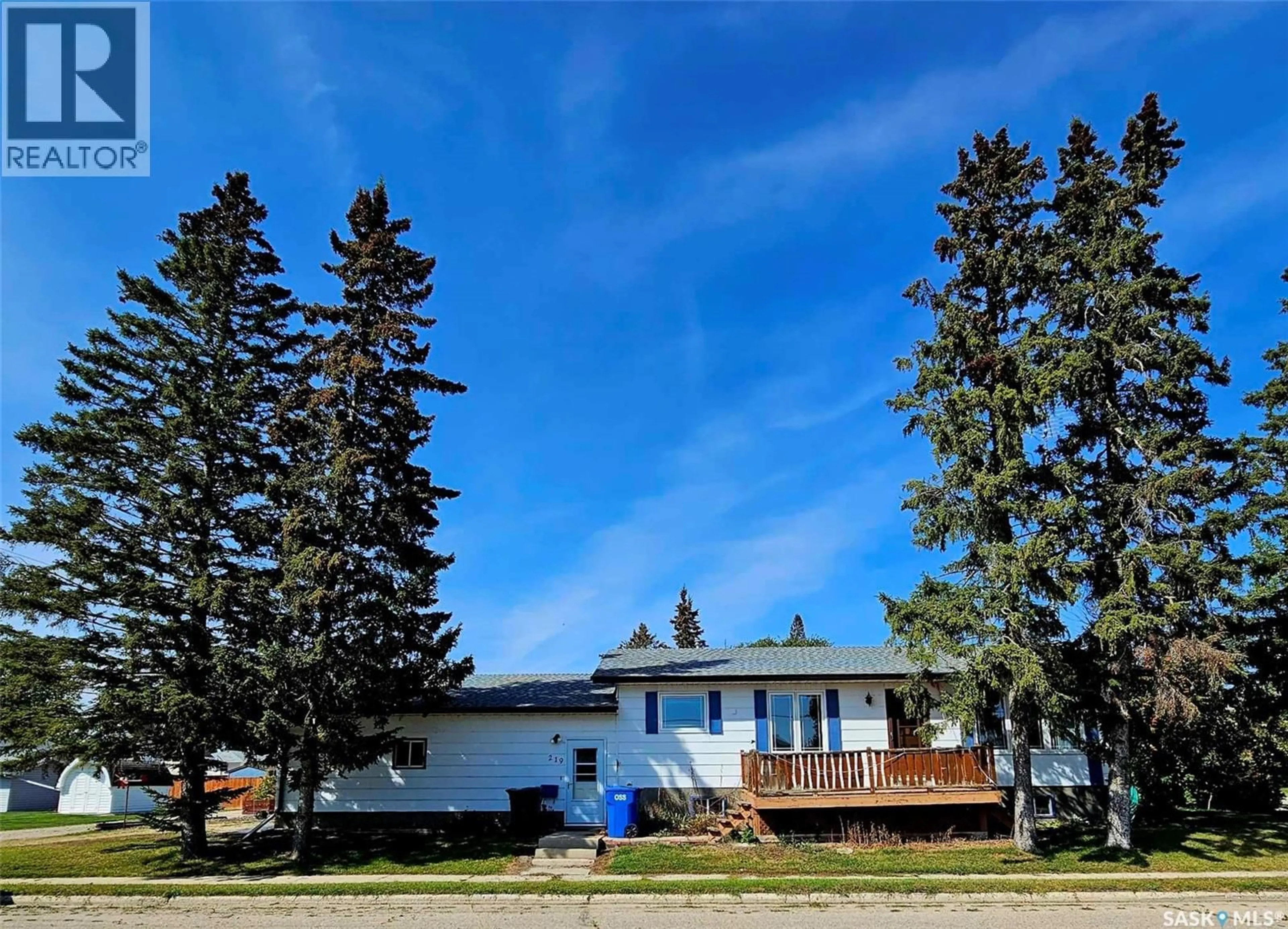 A pic from outside/outdoor area/front of a property/back of a property/a pic from drone, street for 219 CARL AVENUE, Langenburg Saskatchewan S0A2A0