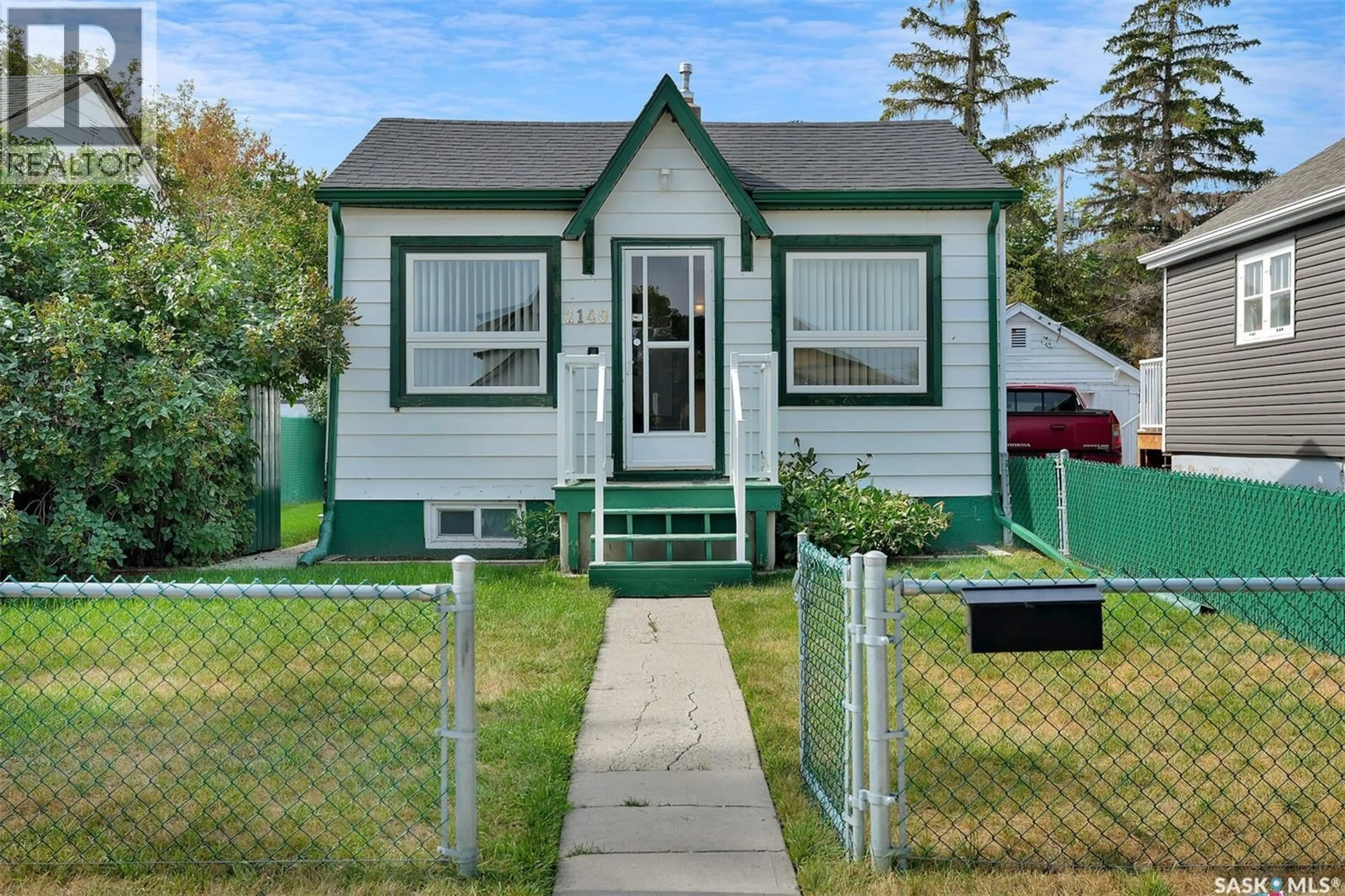 Home with vinyl exterior material, street for 2140 LINDSAY STREET, Regina Saskatchewan S4N3B9