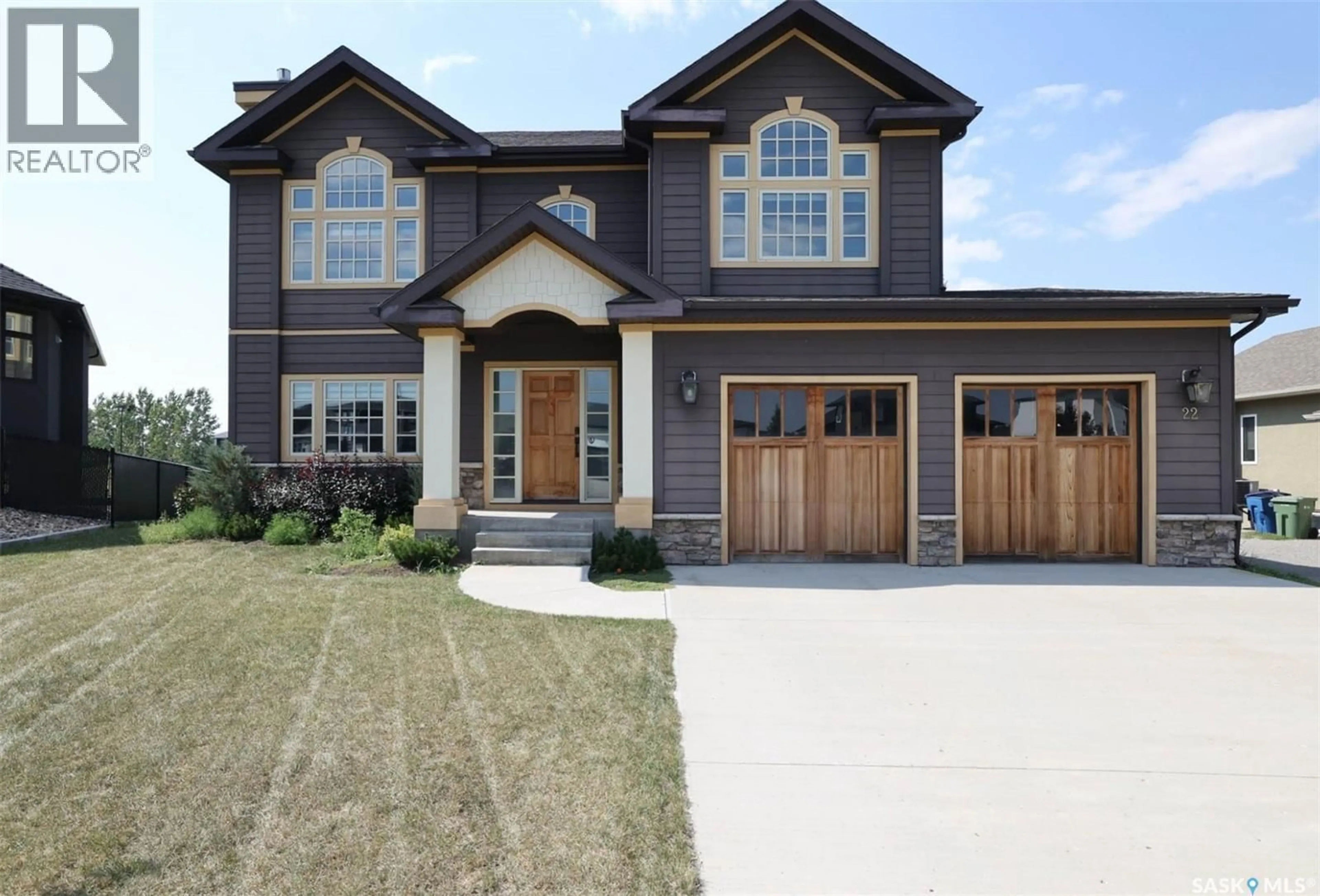 Home with brick exterior material, street for 22 PRINCETON DRIVE, White City Saskatchewan S4L0C8