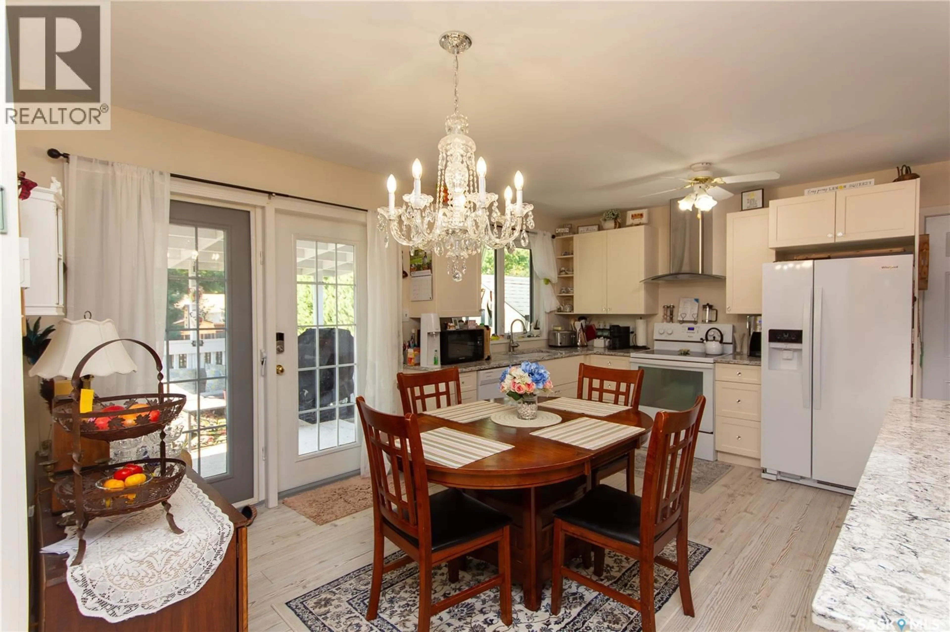 Open concept kitchen, ceramic/tile floor for 10819 MEIGHEN CRESCENT, North Battleford Saskatchewan S9A3L2