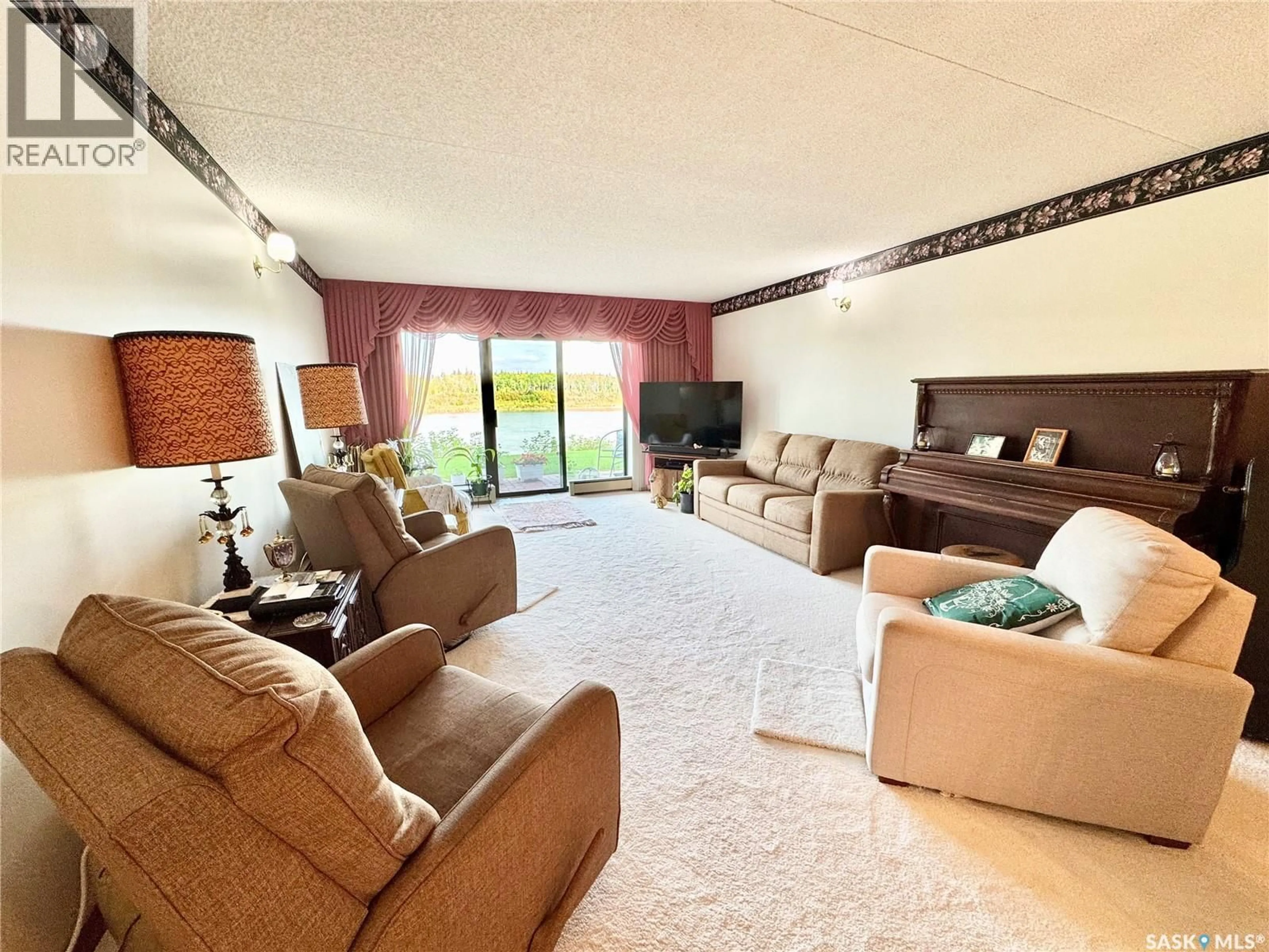 Living room with furniture, unknown for 1B - 516 RIVER STREET, Prince Albert Saskatchewan S6V0A6