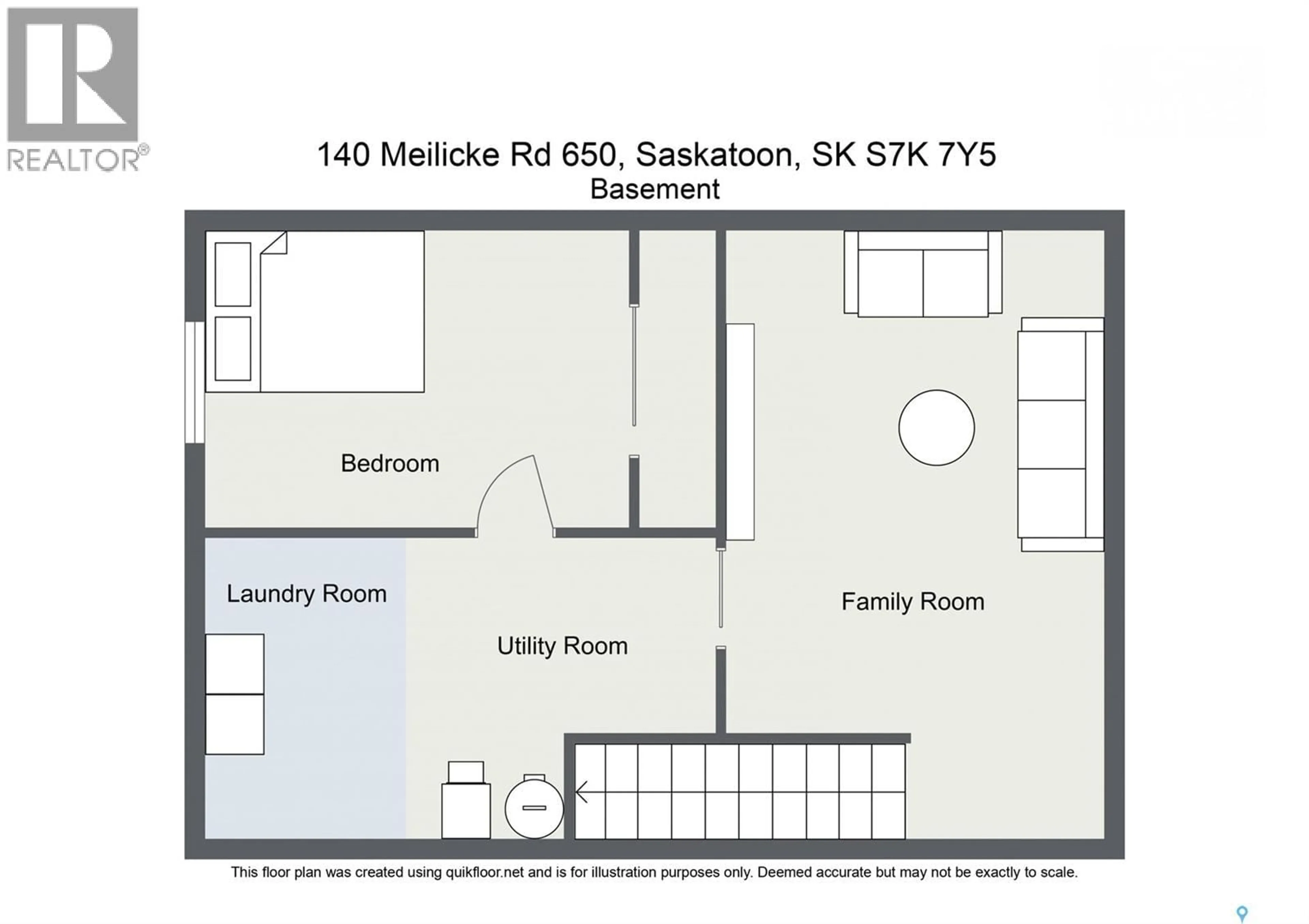 Floor plan for 650 140 MEILICKE ROAD, Saskatoon Saskatchewan S7K7Y5